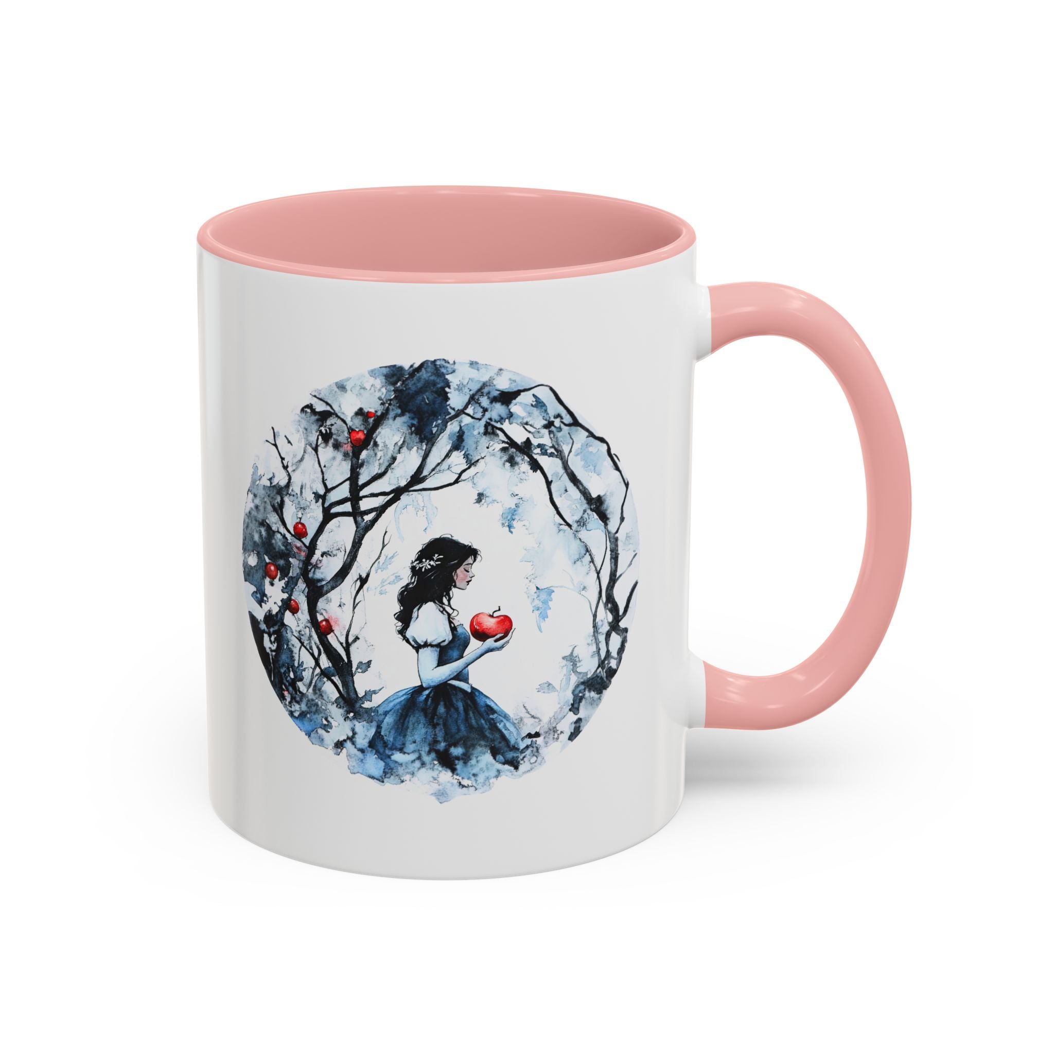 Brother's Grimm Snow White quote  with picture Accent Coffee Mug (11, 15oz) | Fairytale lover's mug