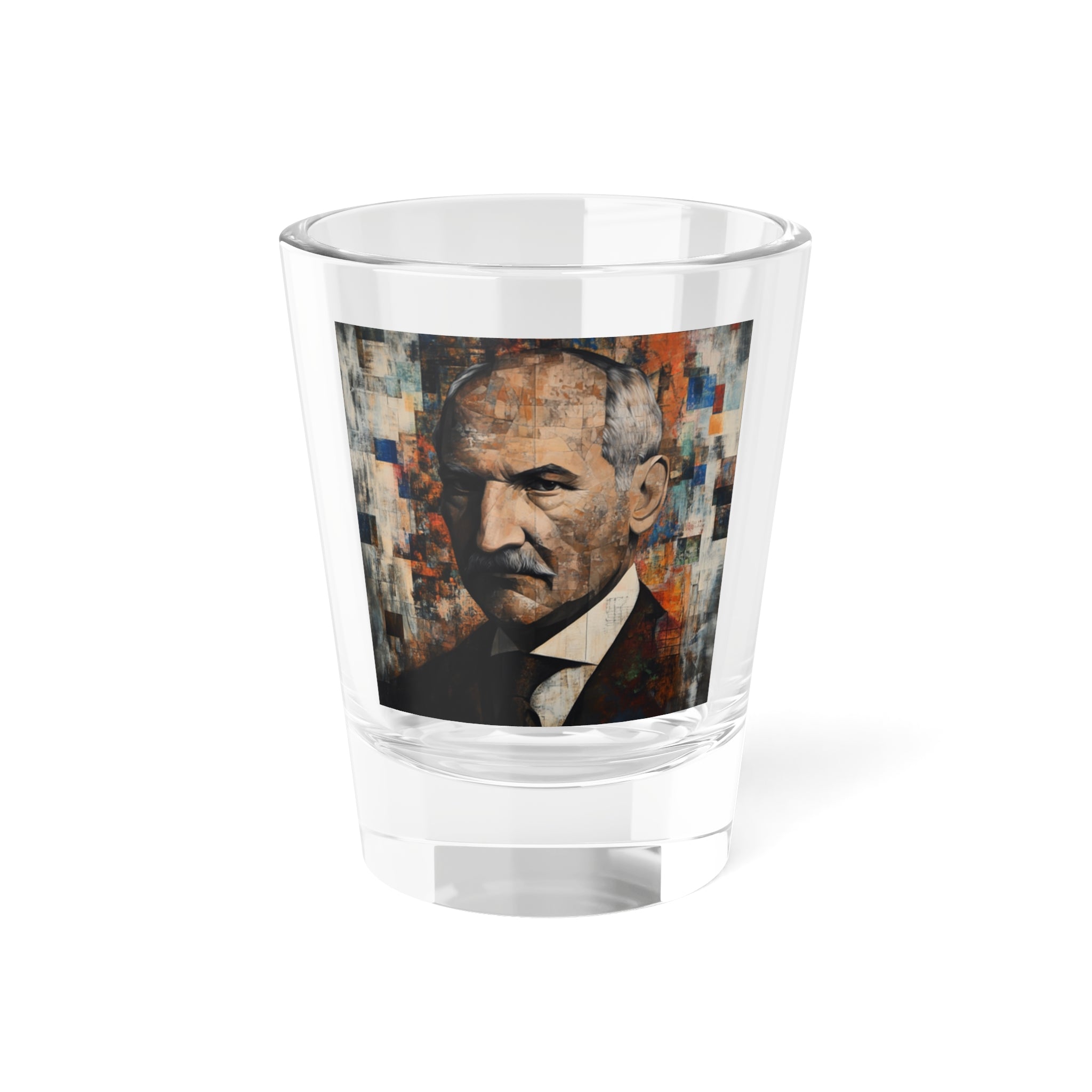 Martin Heidegger Shot Glass, 1.5oz | Philosopher Shot Glass | German Philosopher | Existentialism