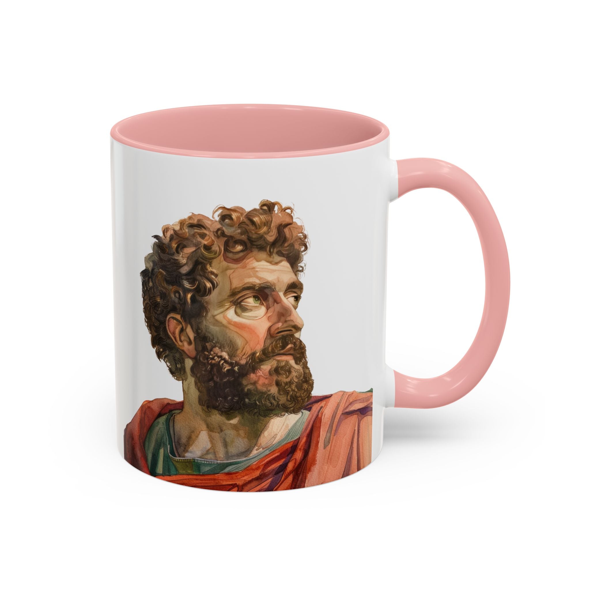 Marcus Aurelius Colour of a Soul Quote Mug | Philosophical Coffee Cup | 11oz, 15oz Accent Mugs for Thinkers| Stoics| Roman Empire