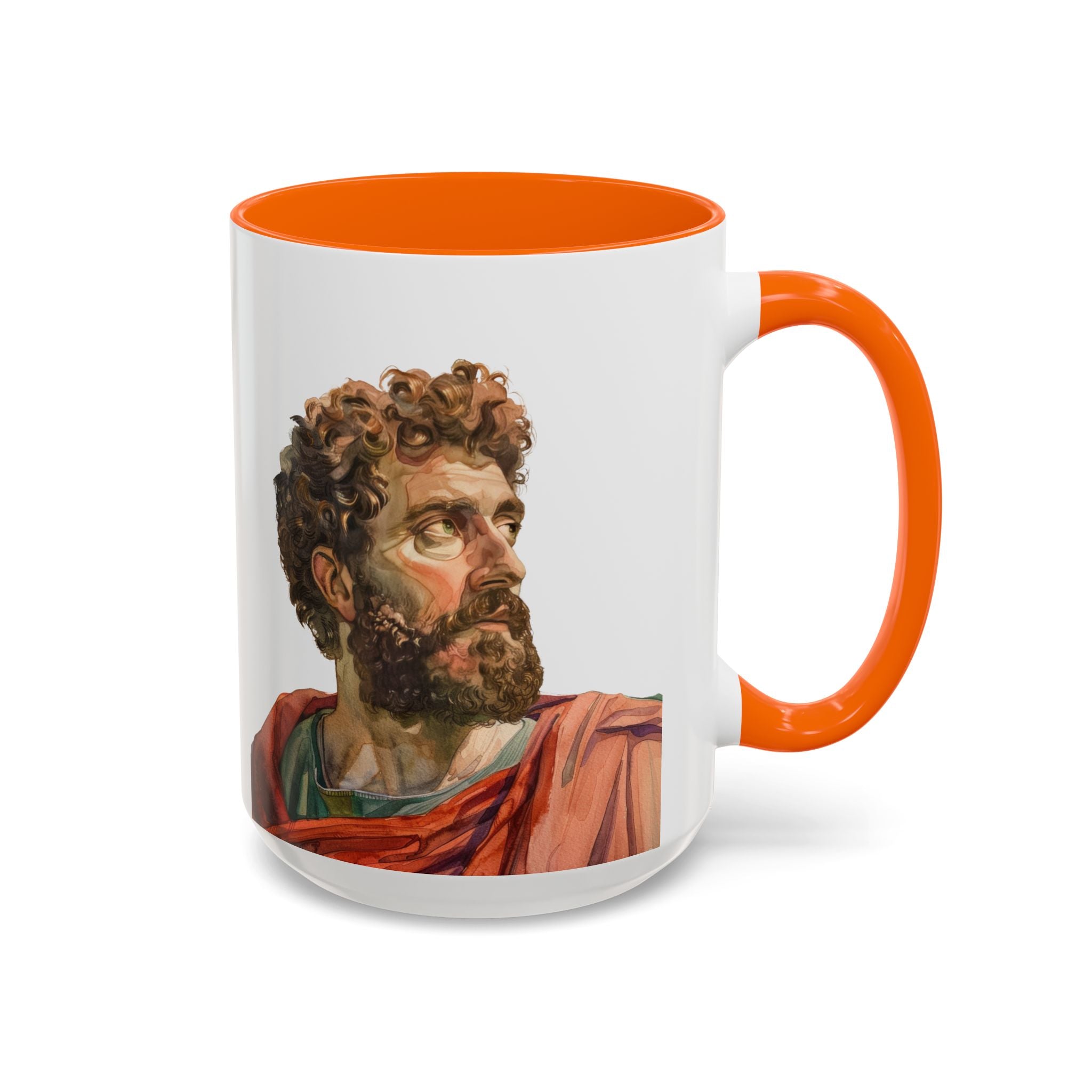 Marcus Aurelius Colour of a Soul Quote Mug | Philosophical Coffee Cup | 11oz, 15oz Accent Mugs for Thinkers| Stoics| Roman Empire