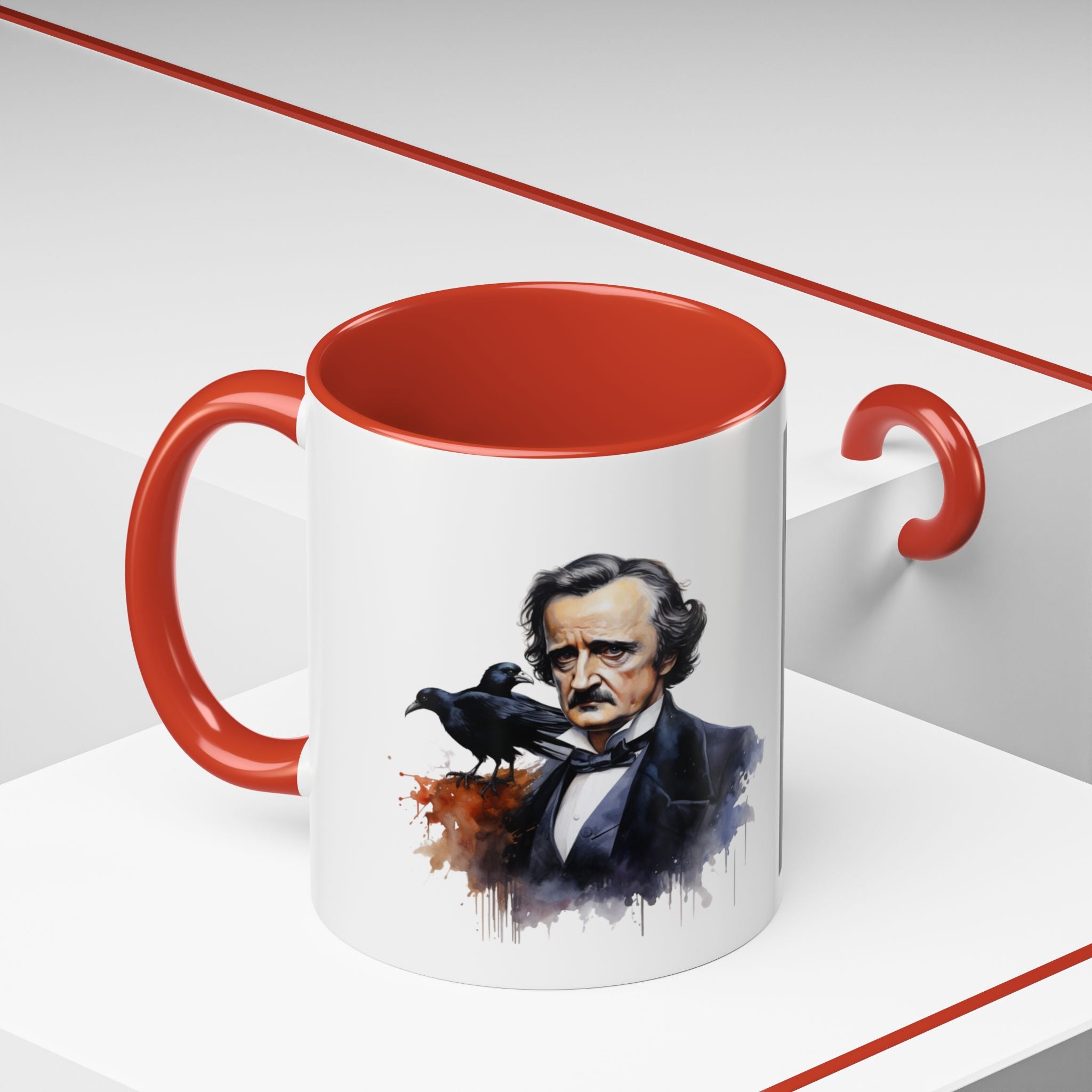 Edgar Allan Poe - All that see  or seem is but a dream within a  dream - quote Accent Coffee Mug (11, 15oz)