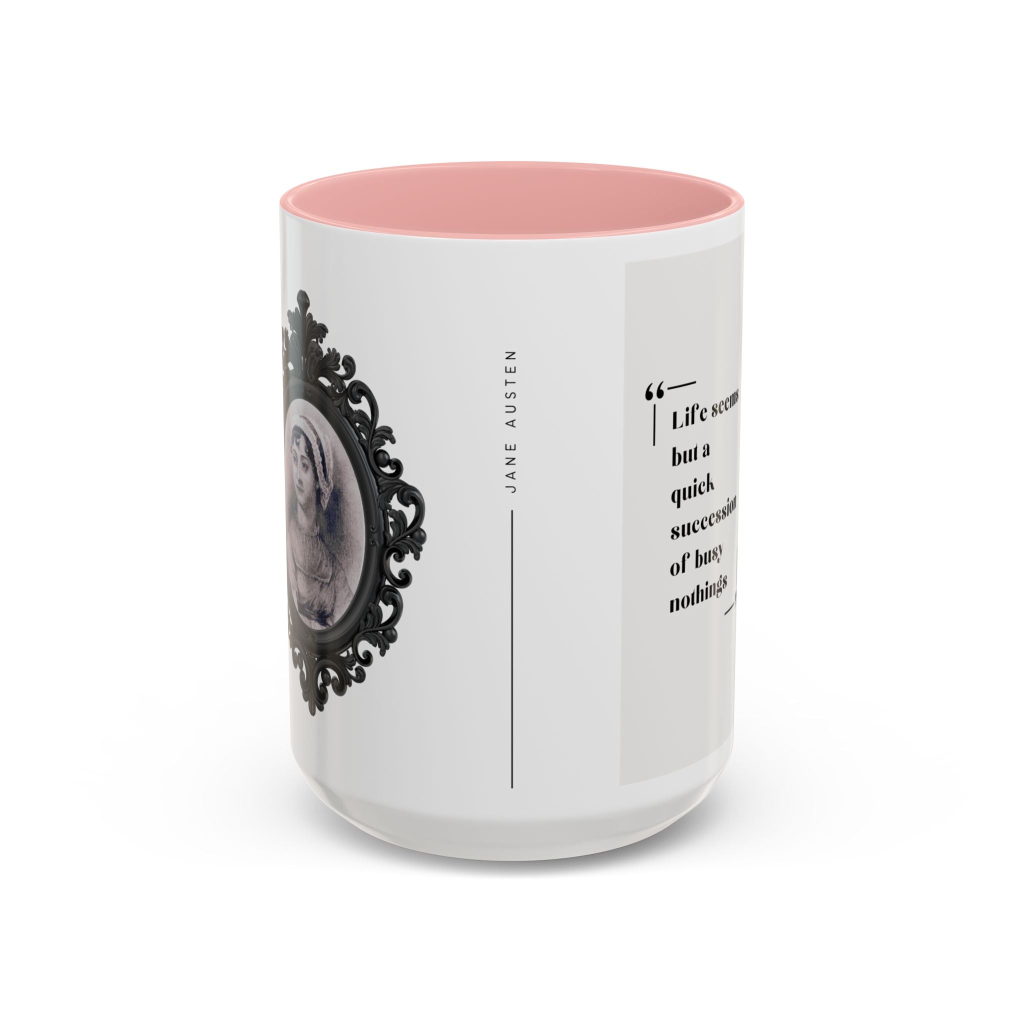 Jane Austen Busy Nothings Quote Coffee Mug | Thoughtful Accent Mug (11, 15oz) | Perfect Gift for Literary Fans