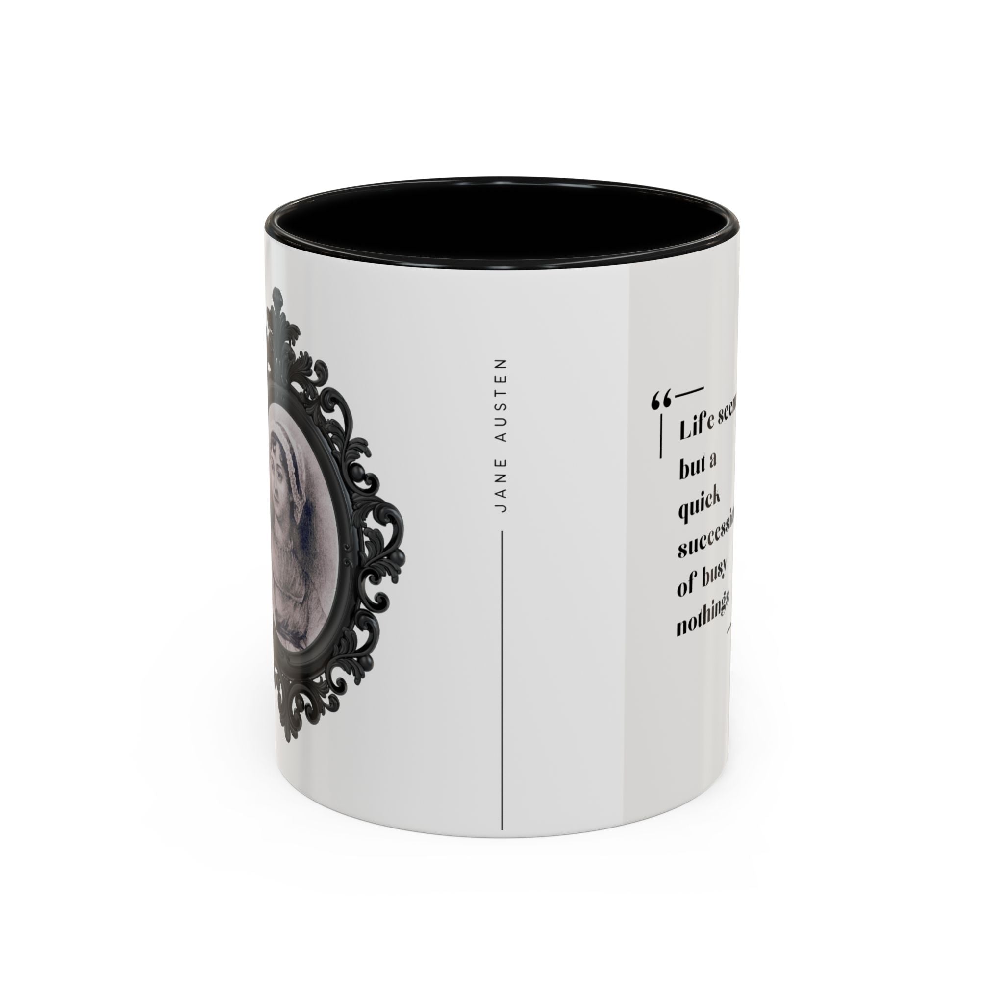 Jane Austen Busy Nothings Quote Coffee Mug | Thoughtful Accent Mug (11, 15oz) | Perfect Gift for Literary Fans
