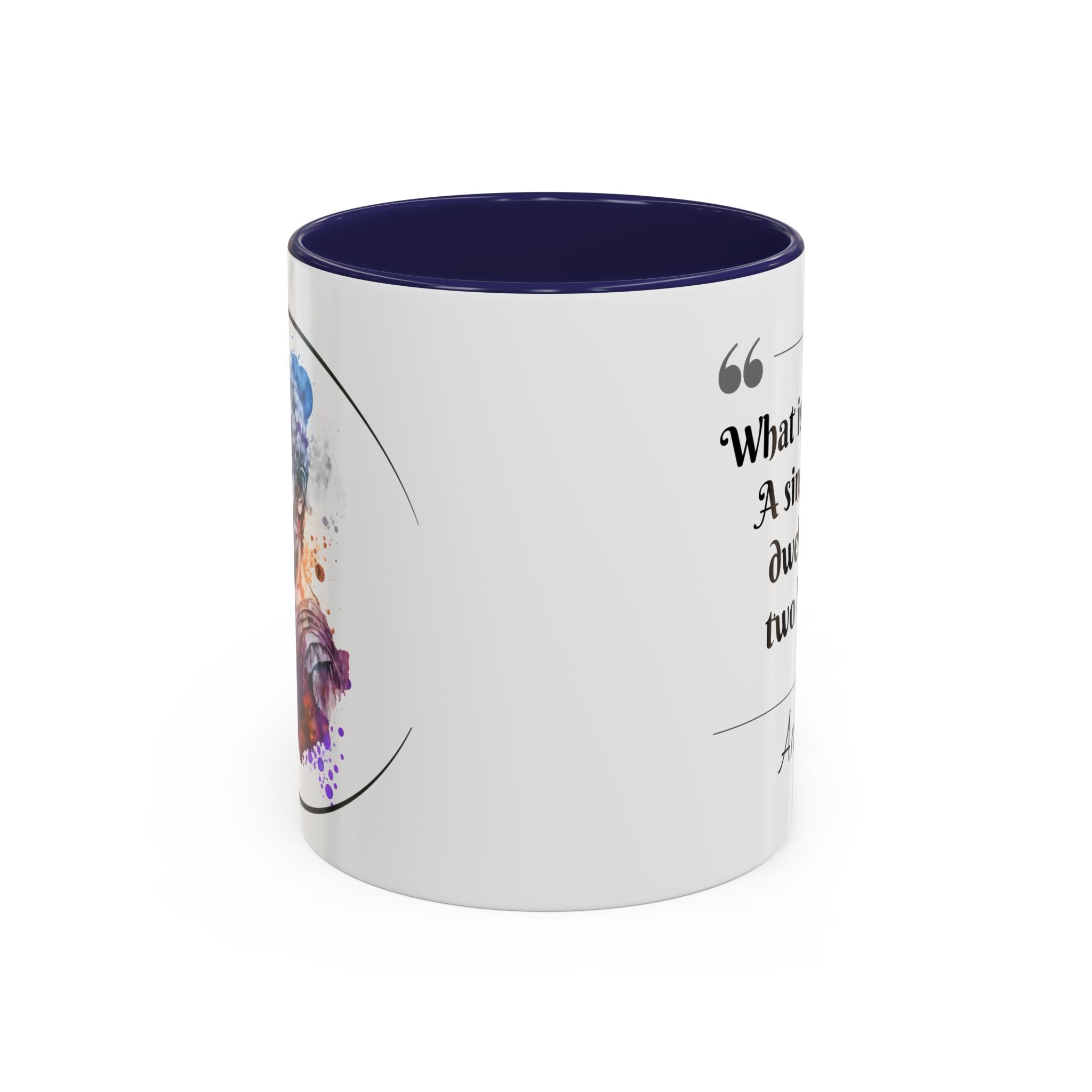 Aristotle What is a Friend Quote Mug | Motivational Philosophy Cup | 11oz, 15oz Accent Mugs for Thinkers & Positivity Lovers