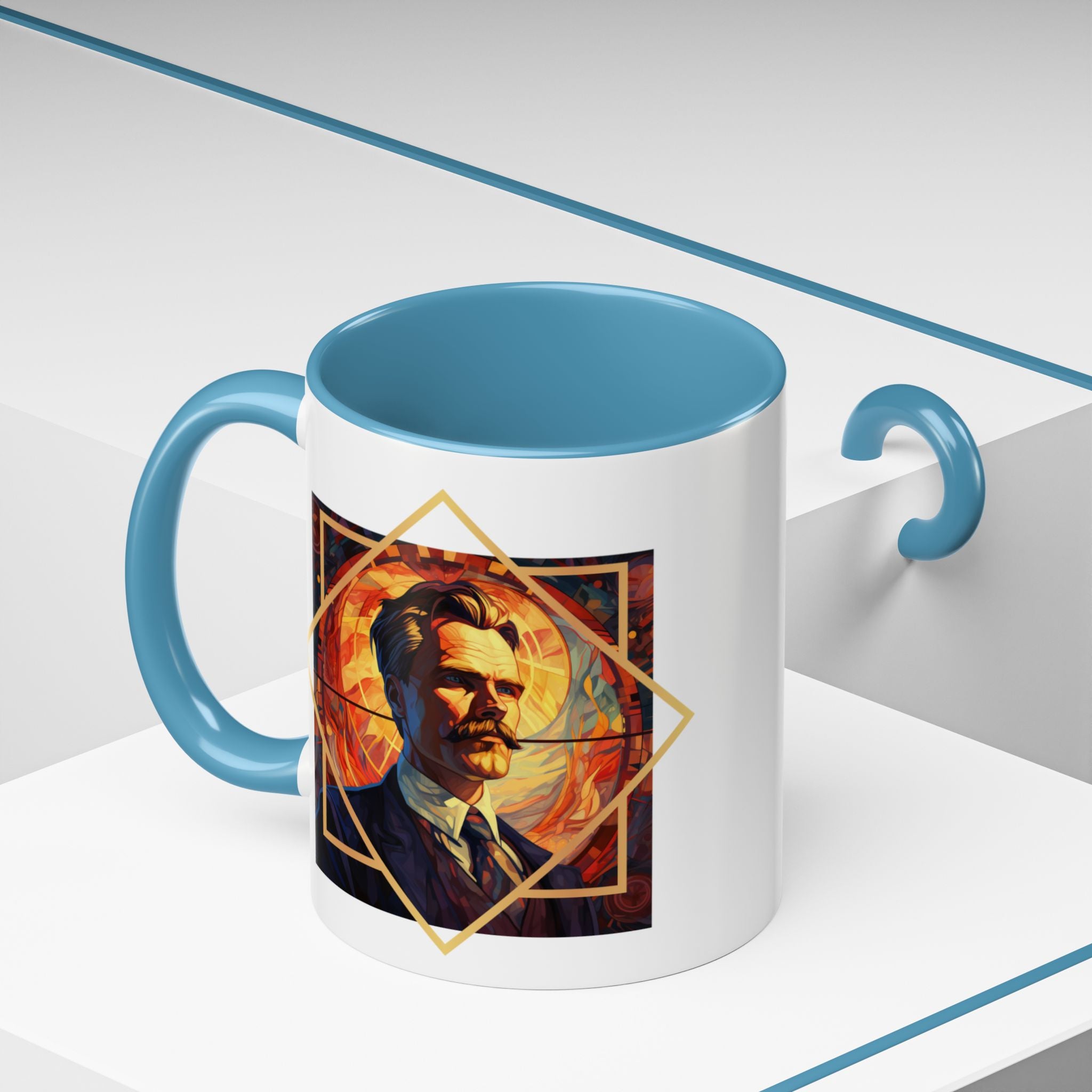 Nietzsche Bad Memory Advantage Quote Coffee Cup | 11oz, 15oz Accent Mugs for Philosophy Lovers & Thoughtful Gifts