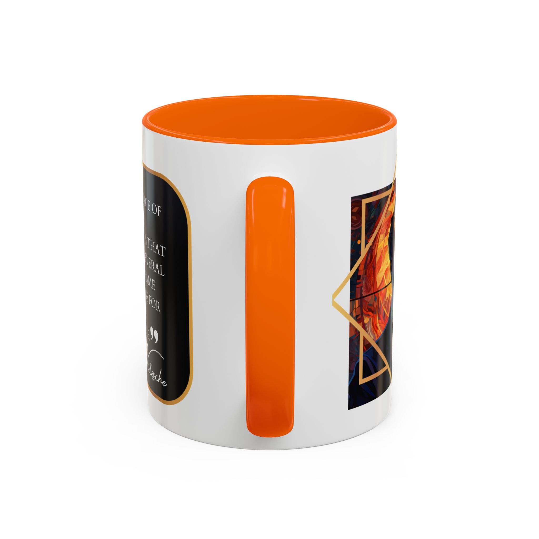 Nietzsche Bad Memory Advantage Quote Coffee Cup | 11oz, 15oz Accent Mugs for Philosophy Lovers & Thoughtful Gifts