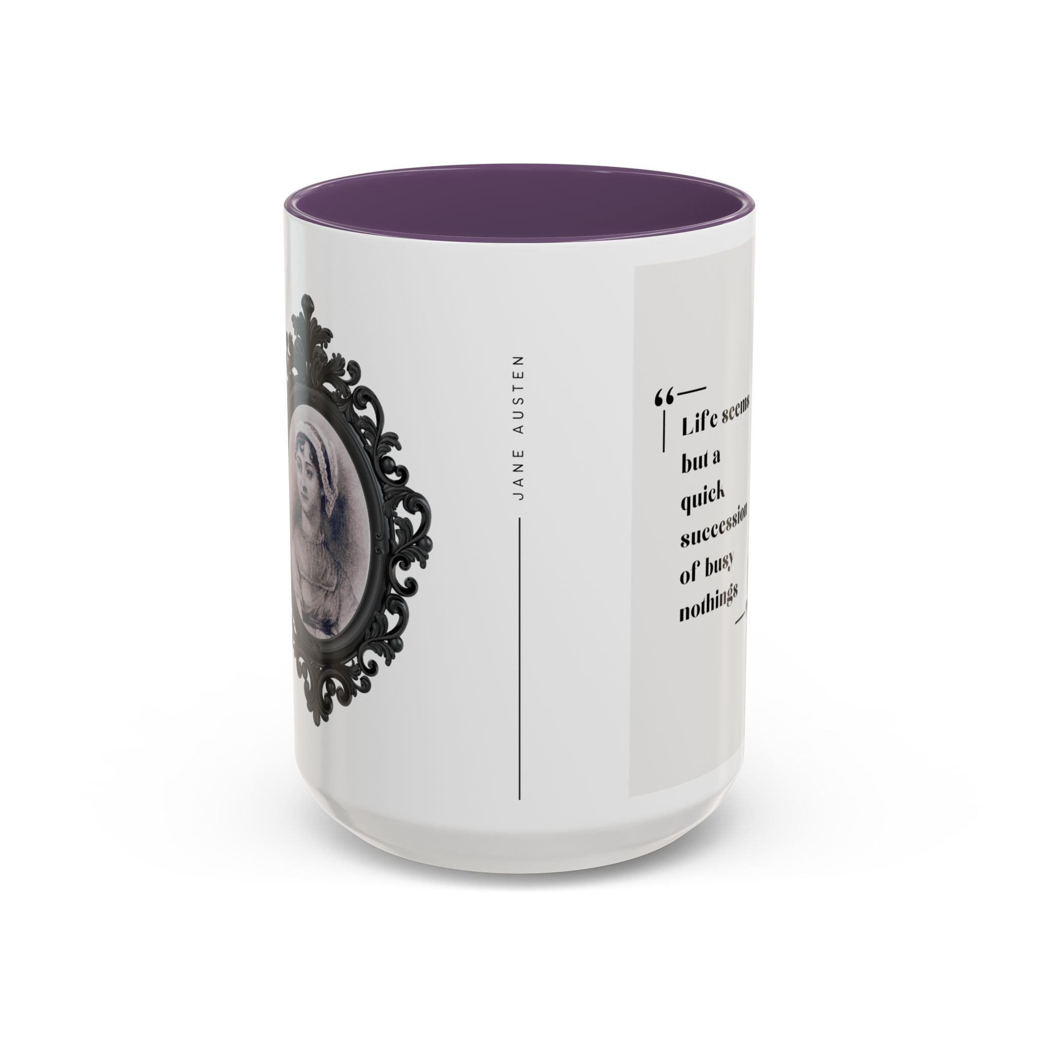 Jane Austen Busy Nothings Quote Coffee Mug | Thoughtful Accent Mug (11, 15oz) | Perfect Gift for Literary Fans