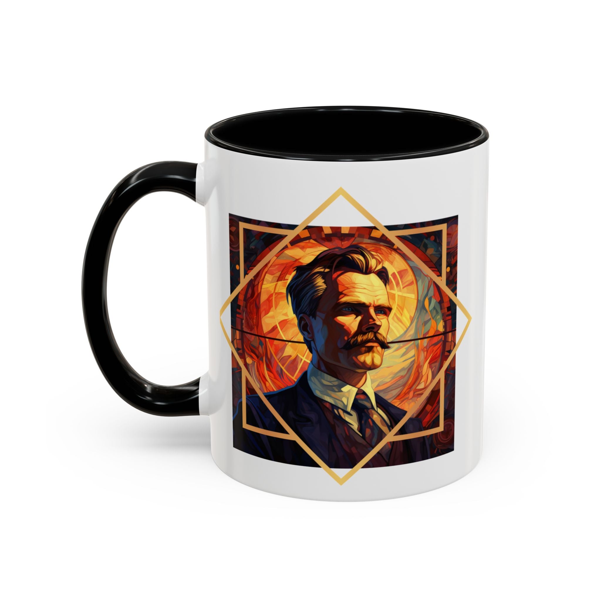 Nietzsche Bad Memory Advantage Quote Coffee Cup | 11oz, 15oz Accent Mugs for Philosophy Lovers & Thoughtful Gifts