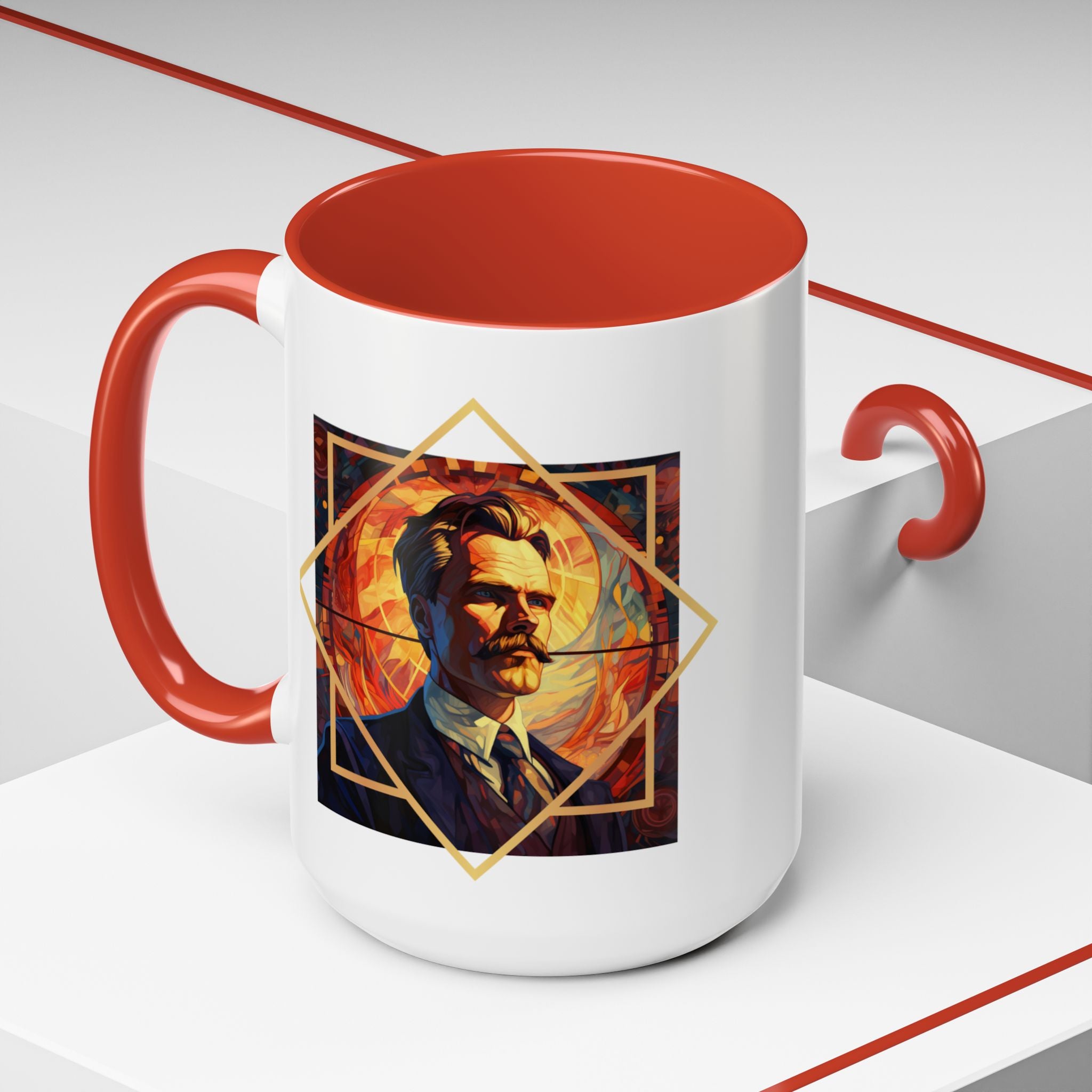 Nietzsche Bad Memory Advantage Quote Coffee Cup | 11oz, 15oz Accent Mugs for Philosophy Lovers & Thoughtful Gifts