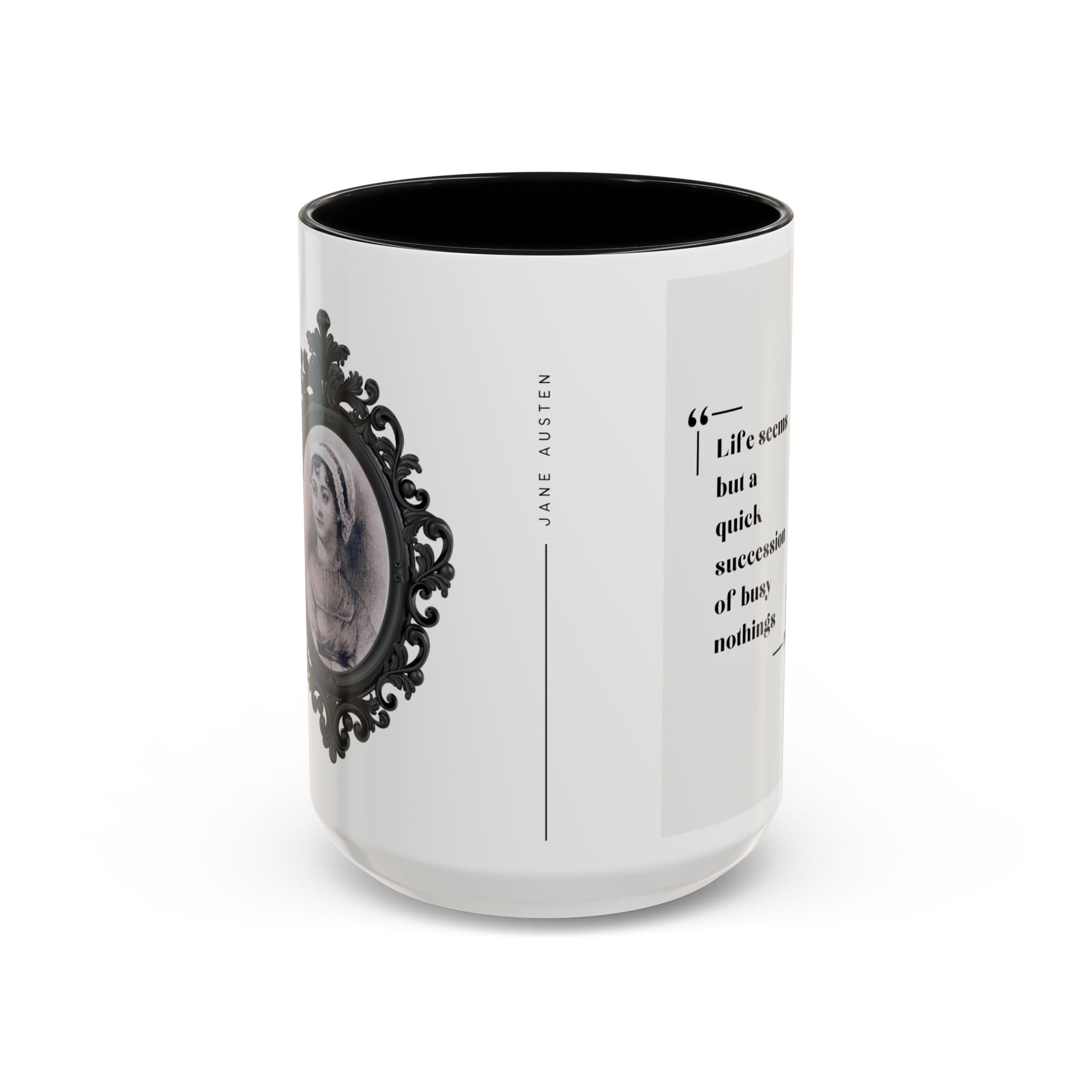 Jane Austen Busy Nothings Quote Coffee Mug | Thoughtful Accent Mug (11, 15oz) | Perfect Gift for Literary Fans