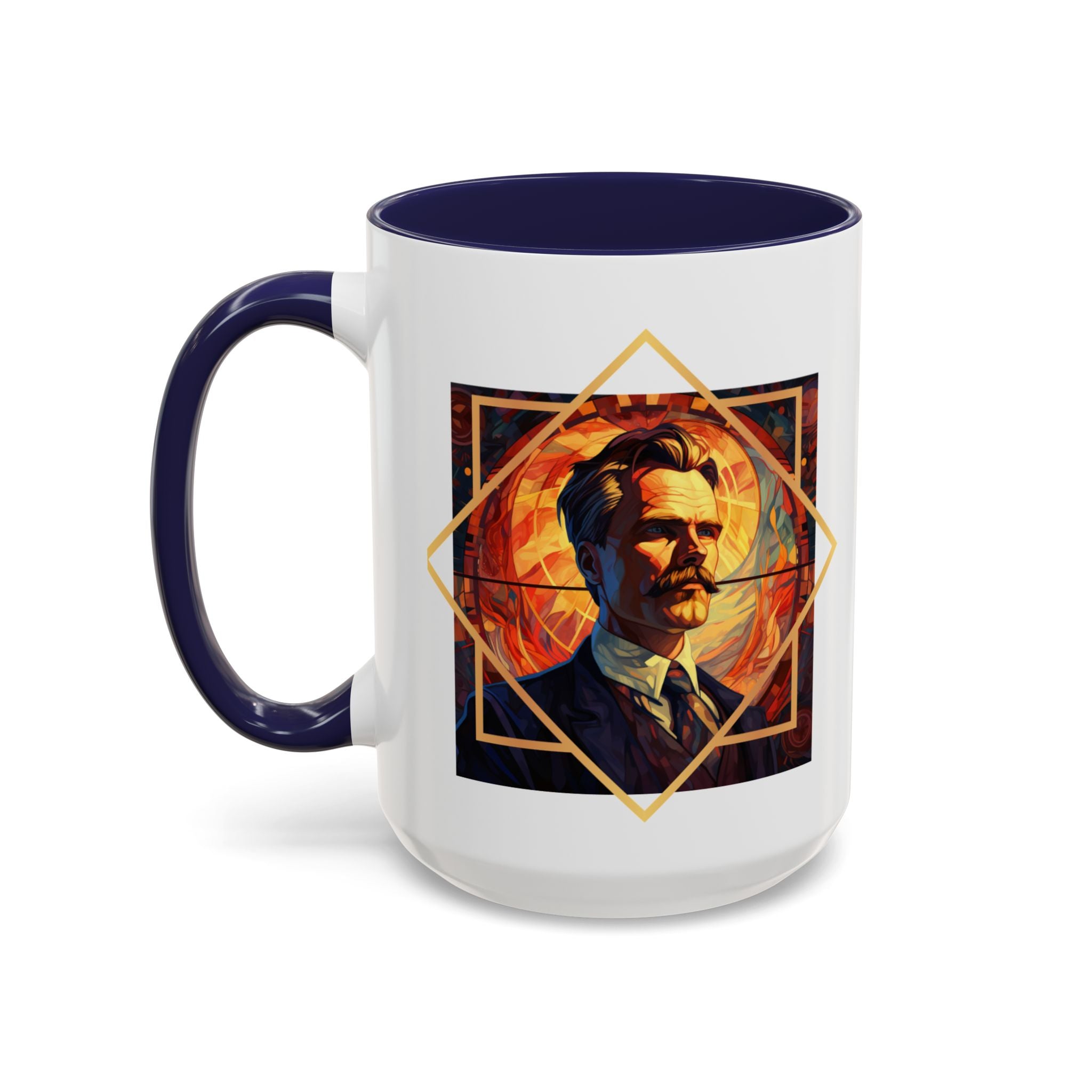 Nietzsche Bad Memory Advantage Quote Coffee Cup | 11oz, 15oz Accent Mugs for Philosophy Lovers & Thoughtful Gifts