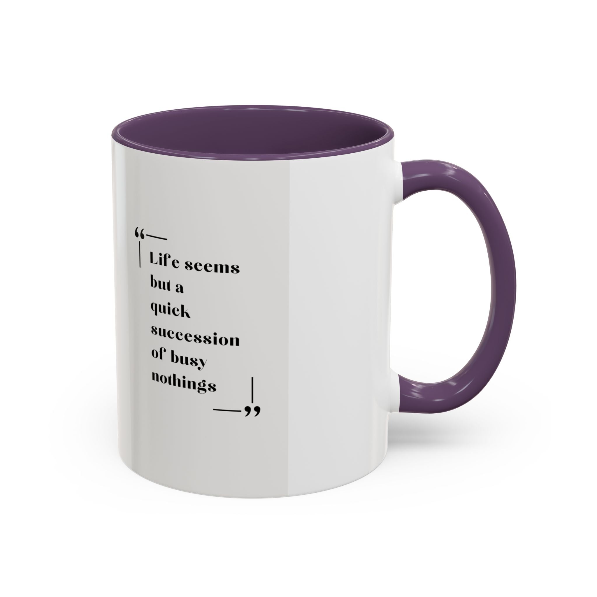 Jane Austen Busy Nothings Quote Coffee Mug | Thoughtful Accent Mug (11, 15oz) | Perfect Gift for Literary Fans