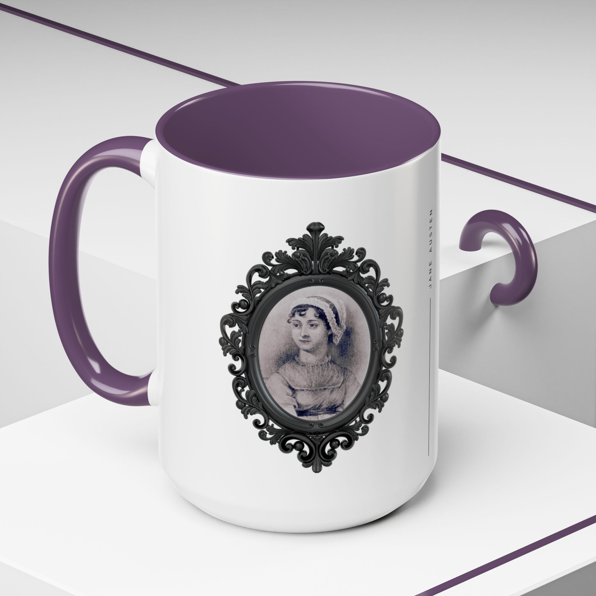 Jane Austen Best Treatment Quote Coffee Mug | Empowering Accent Mug (11, 15oz) | Perfect Gift for Literary Enthusiasts