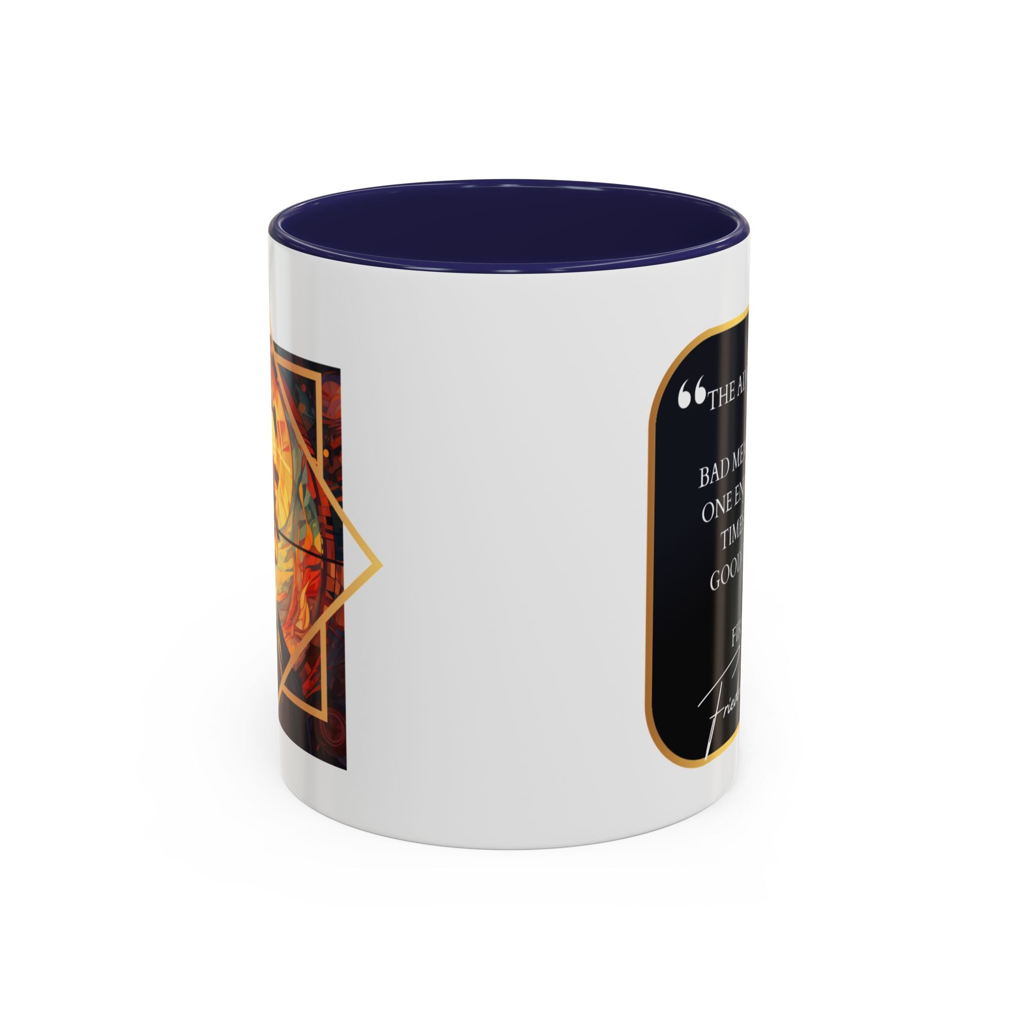 Nietzsche Bad Memory Advantage Quote Coffee Cup | 11oz, 15oz Accent Mugs for Philosophy Lovers & Thoughtful Gifts