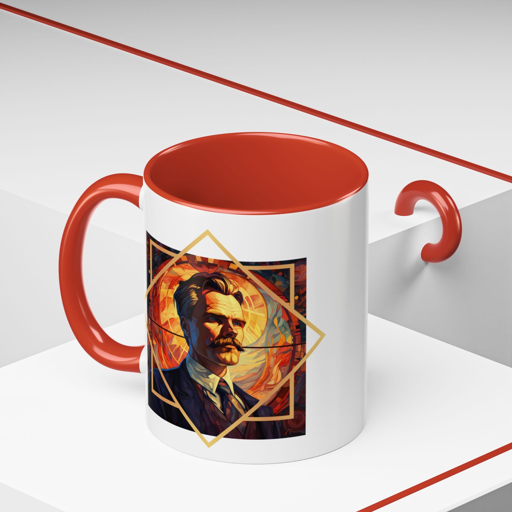 Nietzsche Bad Memory Advantage Quote Coffee Cup | 11oz, 15oz Accent Mugs for Philosophy Lovers & Thoughtful Gifts