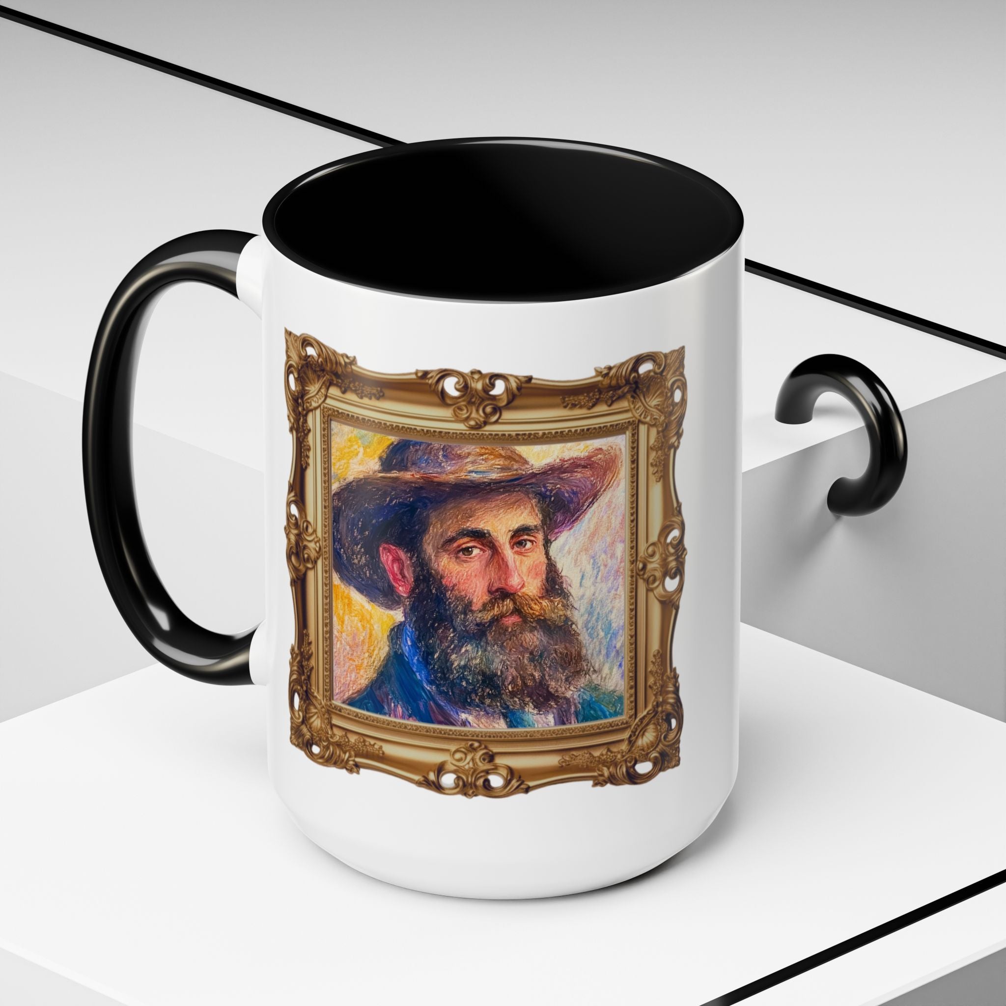 Claude Monet quote - Color is my daylong... - Accent Coffee Mug (11, 15oz) | Impressionist Artist and Artwork