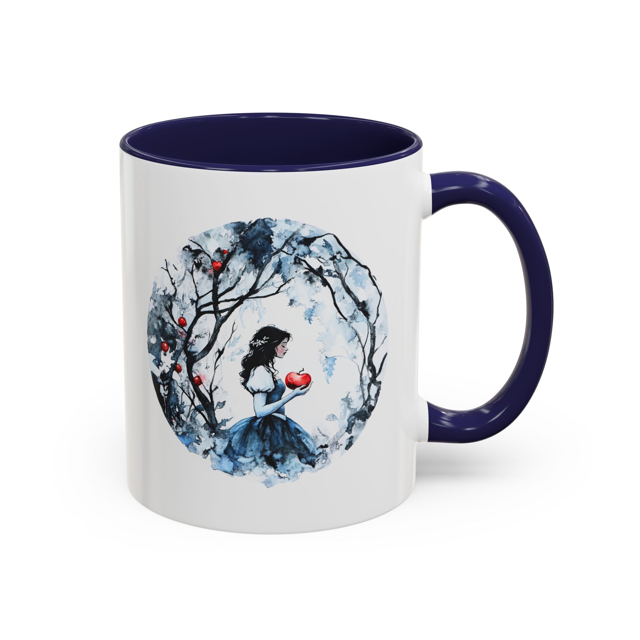 Brother's Grimm Snow White quote  with picture Accent Coffee Mug (11, 15oz) | Fairytale lover's mug