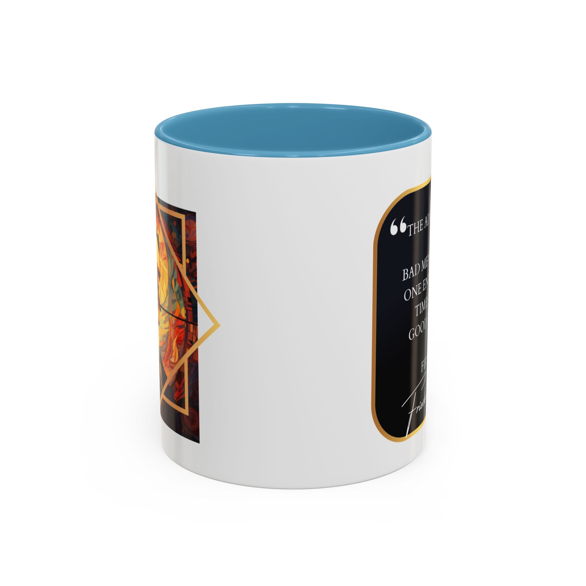 Nietzsche Bad Memory Advantage Quote Coffee Cup | 11oz, 15oz Accent Mugs for Philosophy Lovers & Thoughtful Gifts
