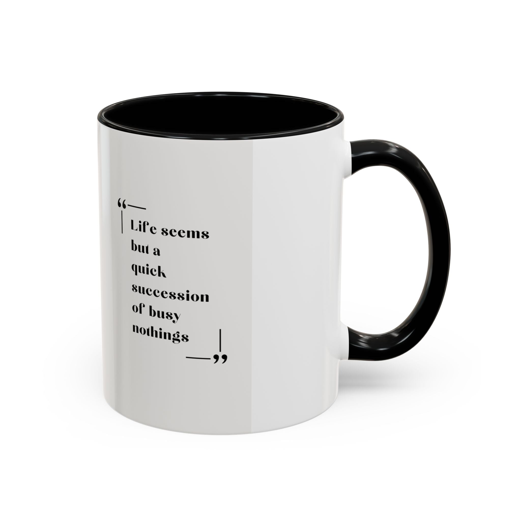 Jane Austen Busy Nothings Quote Coffee Mug | Thoughtful Accent Mug (11, 15oz) | Perfect Gift for Literary Fans