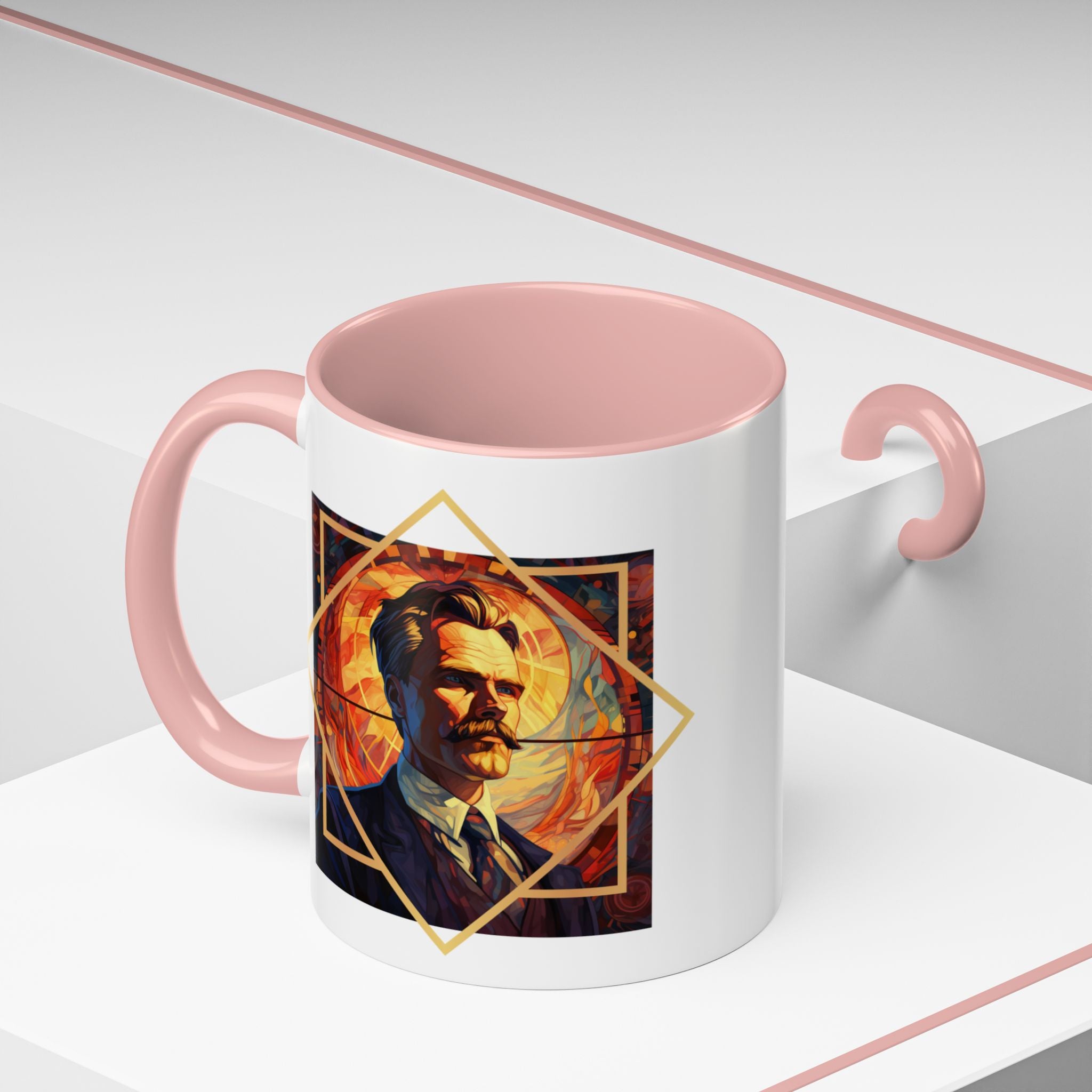 Nietzsche Bad Memory Advantage Quote Coffee Cup | 11oz, 15oz Accent Mugs for Philosophy Lovers & Thoughtful Gifts