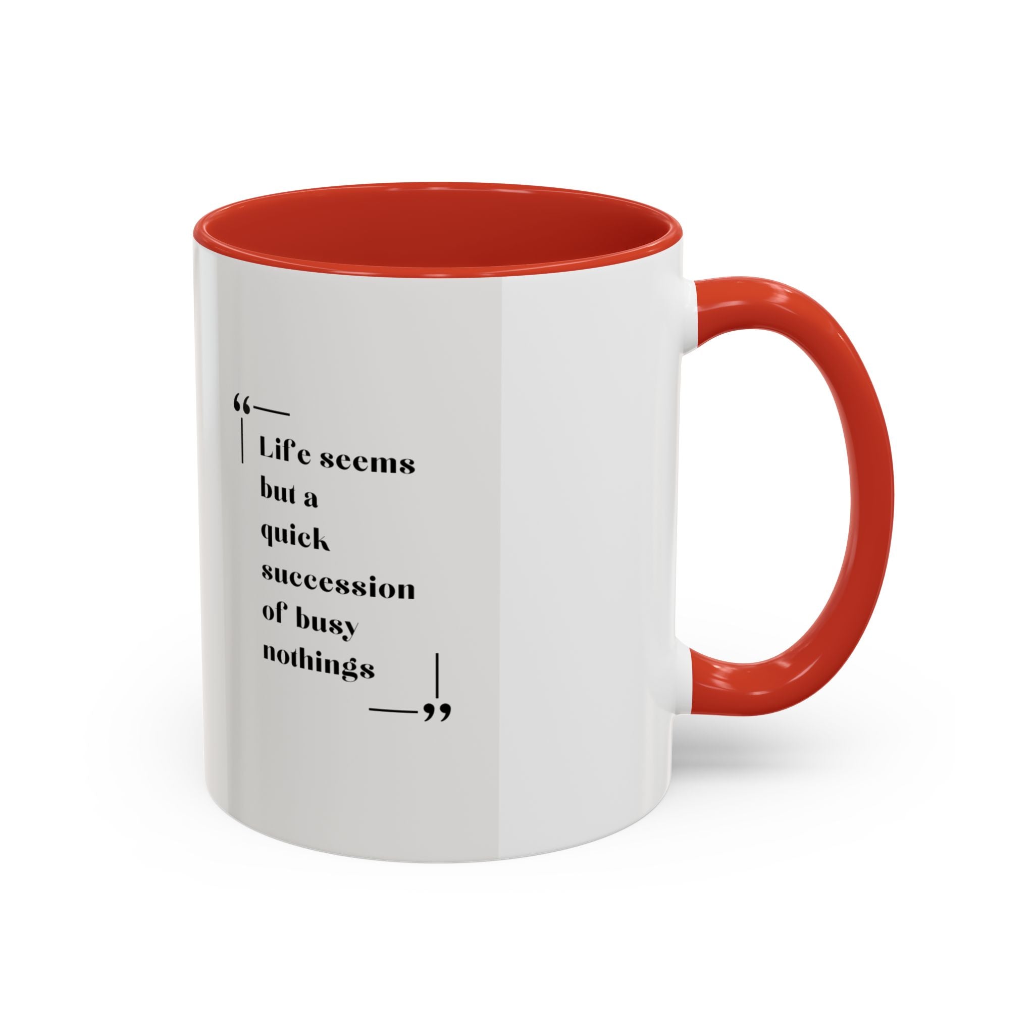 Jane Austen Busy Nothings Quote Coffee Mug | Thoughtful Accent Mug (11, 15oz) | Perfect Gift for Literary Fans