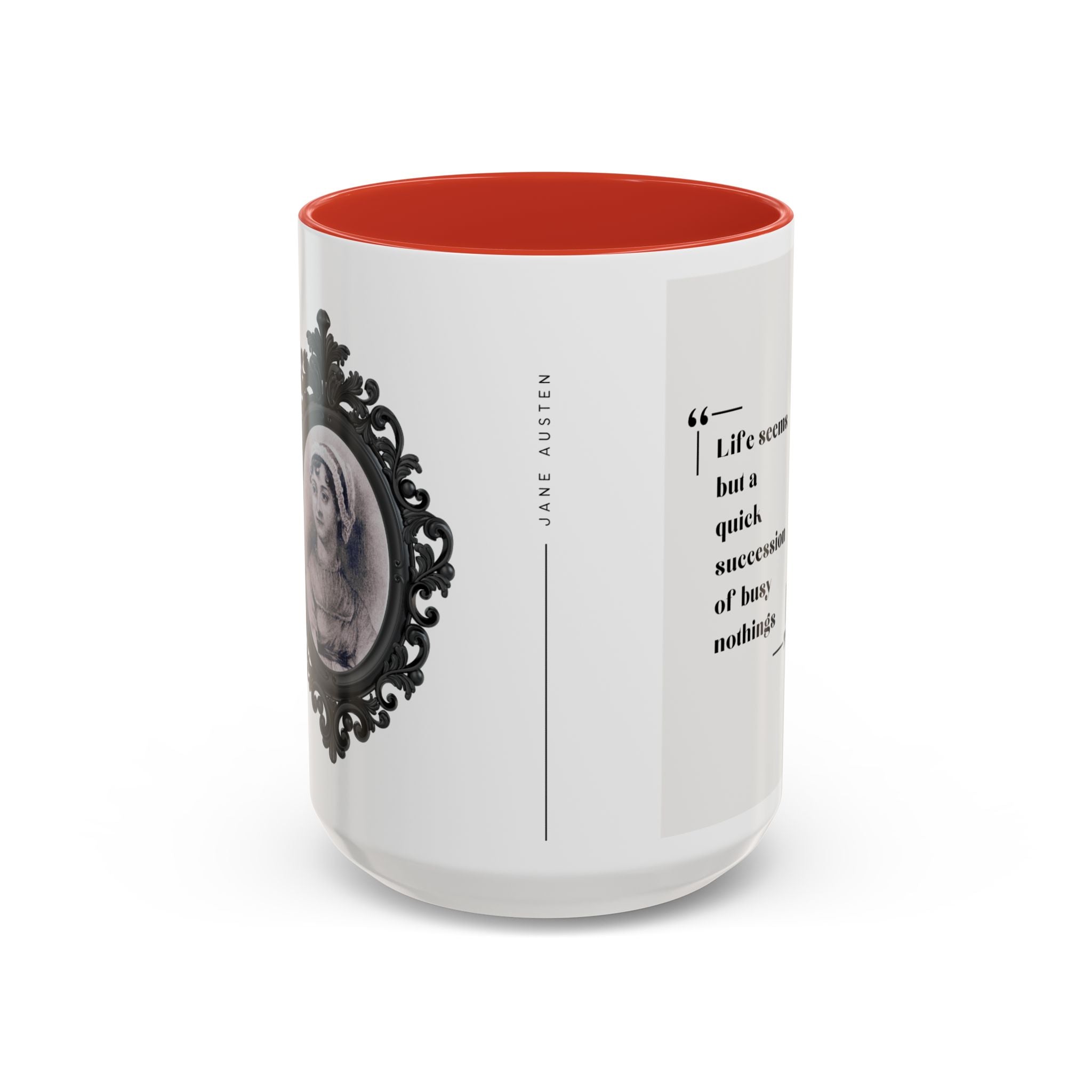 Jane Austen Busy Nothings Quote Coffee Mug | Thoughtful Accent Mug (11, 15oz) | Perfect Gift for Literary Fans