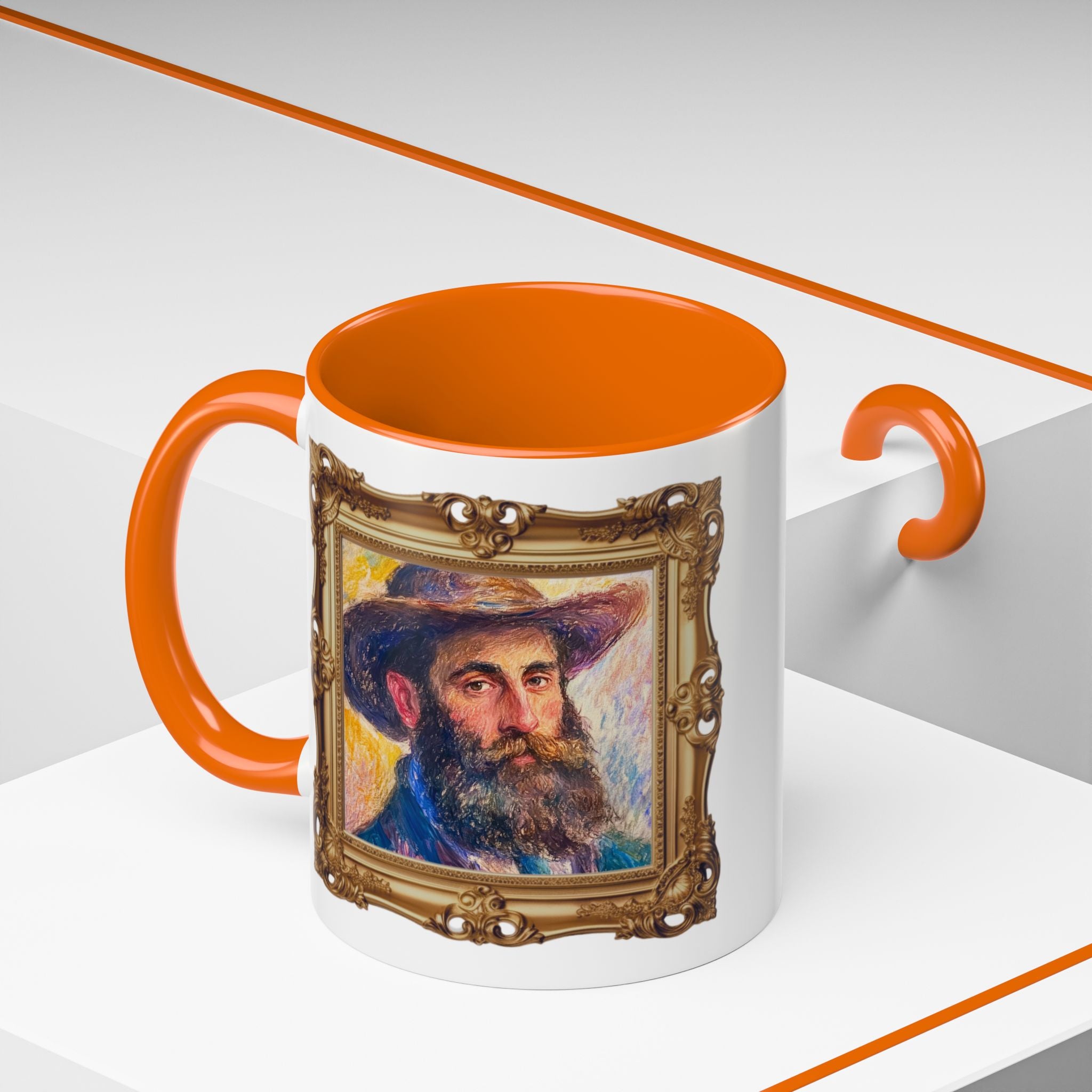 Claude Monet quote - Color is my daylong... - Accent Coffee Mug (11, 15oz) | Impressionist Artist and Artwork