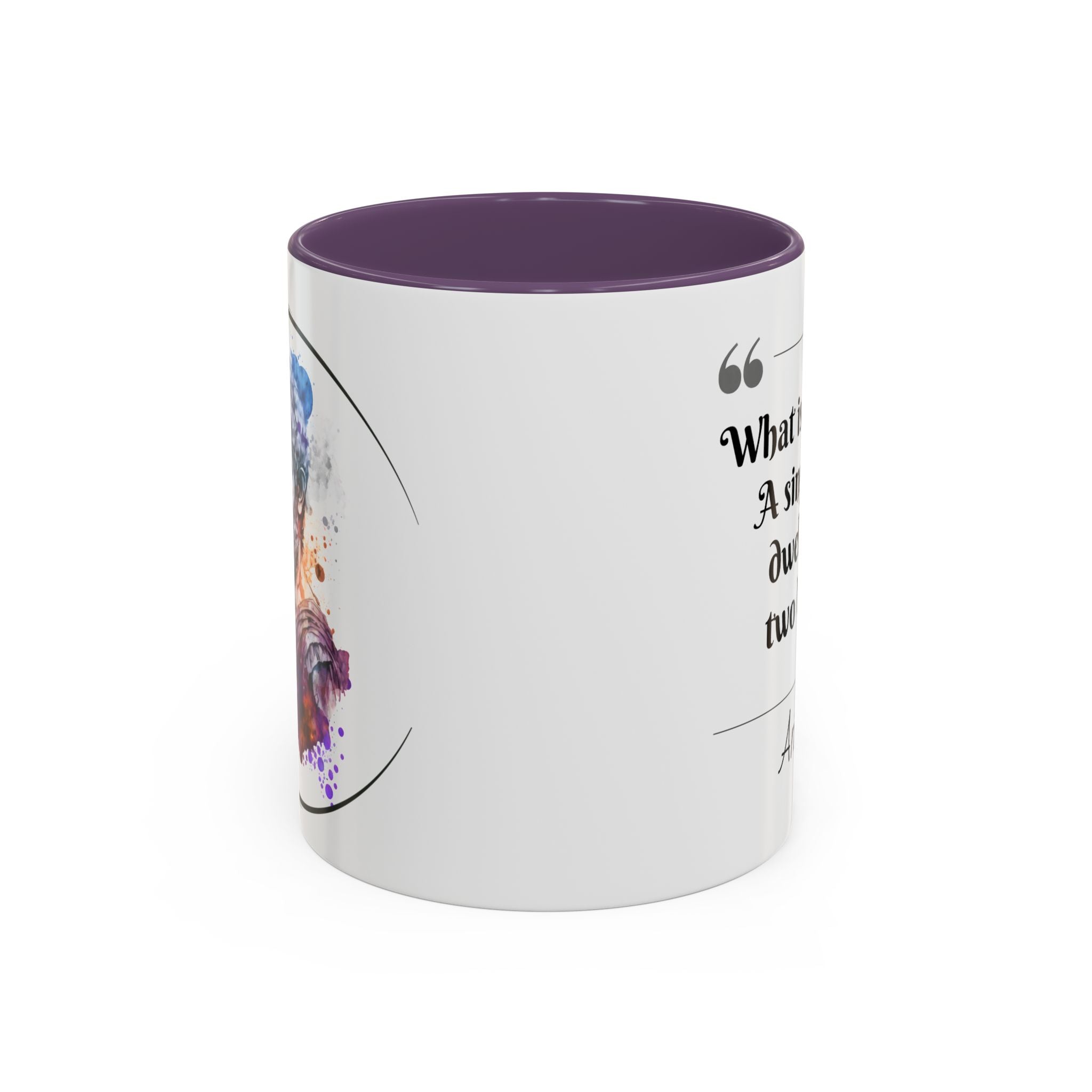 Aristotle What is a Friend Quote Mug | Motivational Philosophy Cup | 11oz, 15oz Accent Mugs for Thinkers & Positivity Lovers