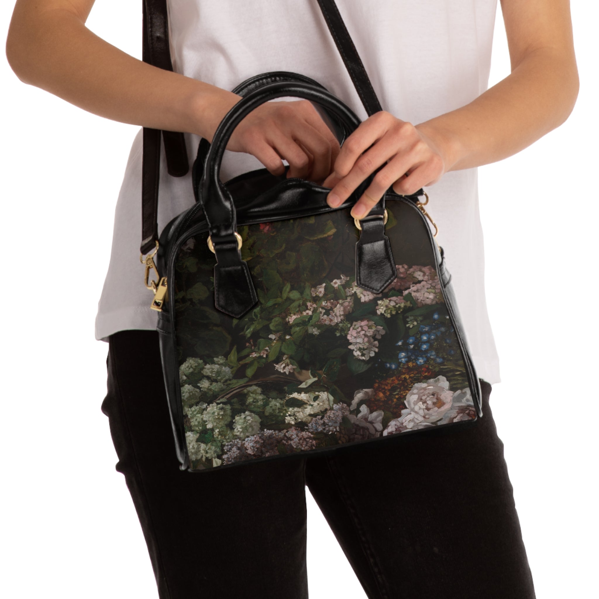 Spring Flowers, 1864. Claude Monet  shoulder bag | Impressionist Art purse