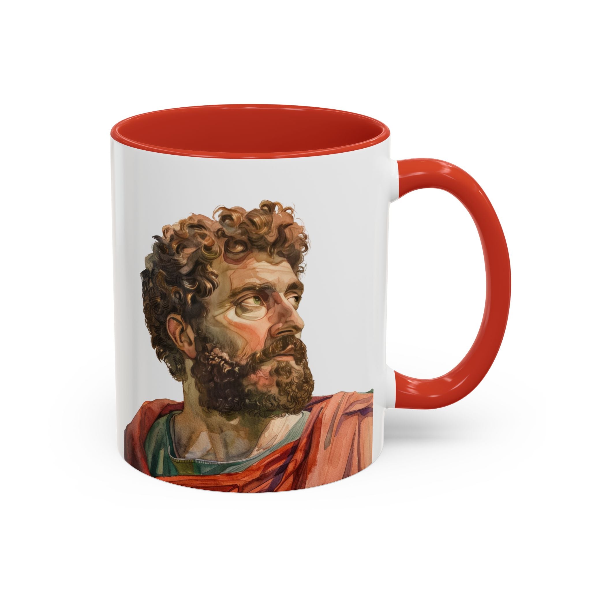 Marcus Aurelius Colour of a Soul Quote Mug | Philosophical Coffee Cup | 11oz, 15oz Accent Mugs for Thinkers| Stoics| Roman Empire