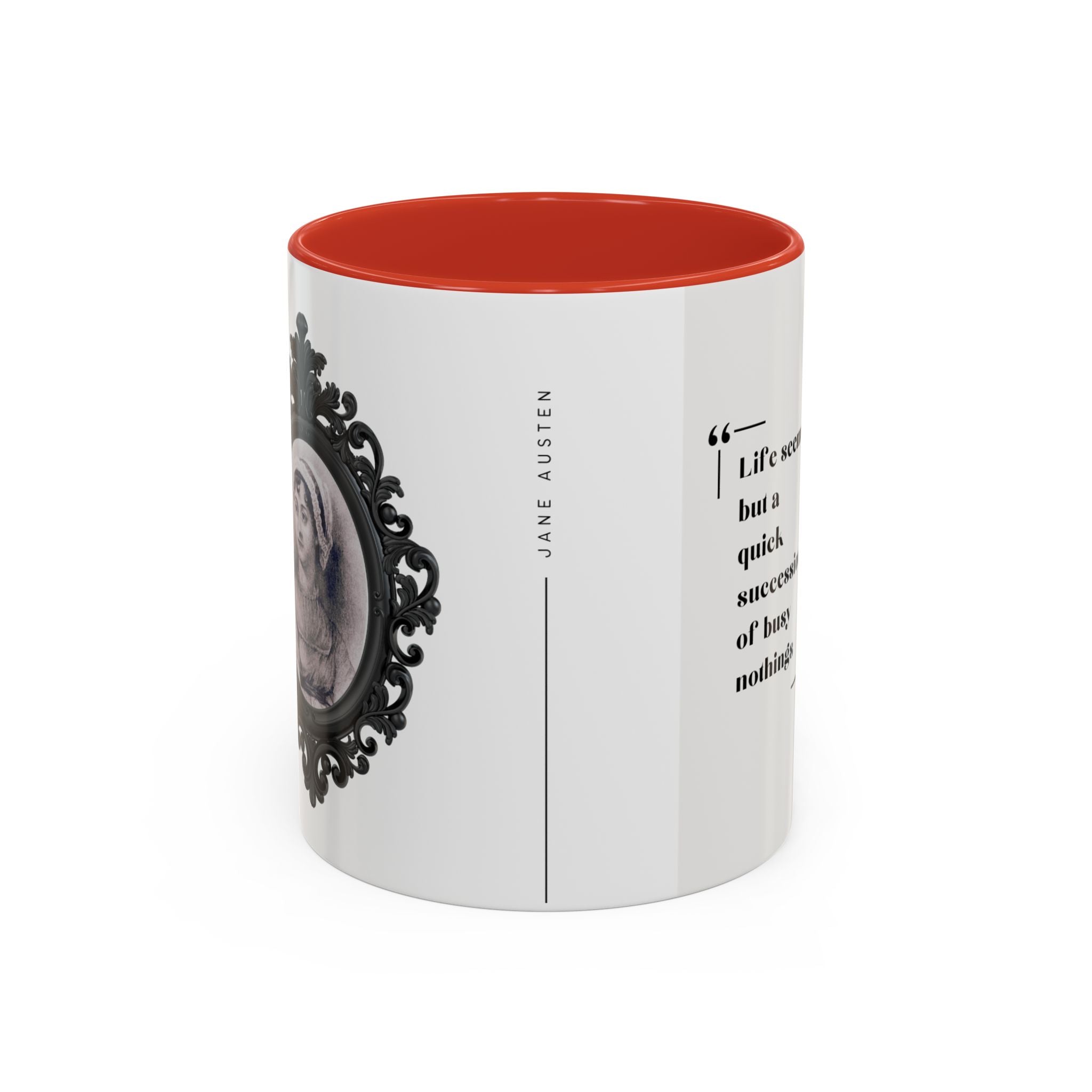 Jane Austen Busy Nothings Quote Coffee Mug | Thoughtful Accent Mug (11, 15oz) | Perfect Gift for Literary Fans