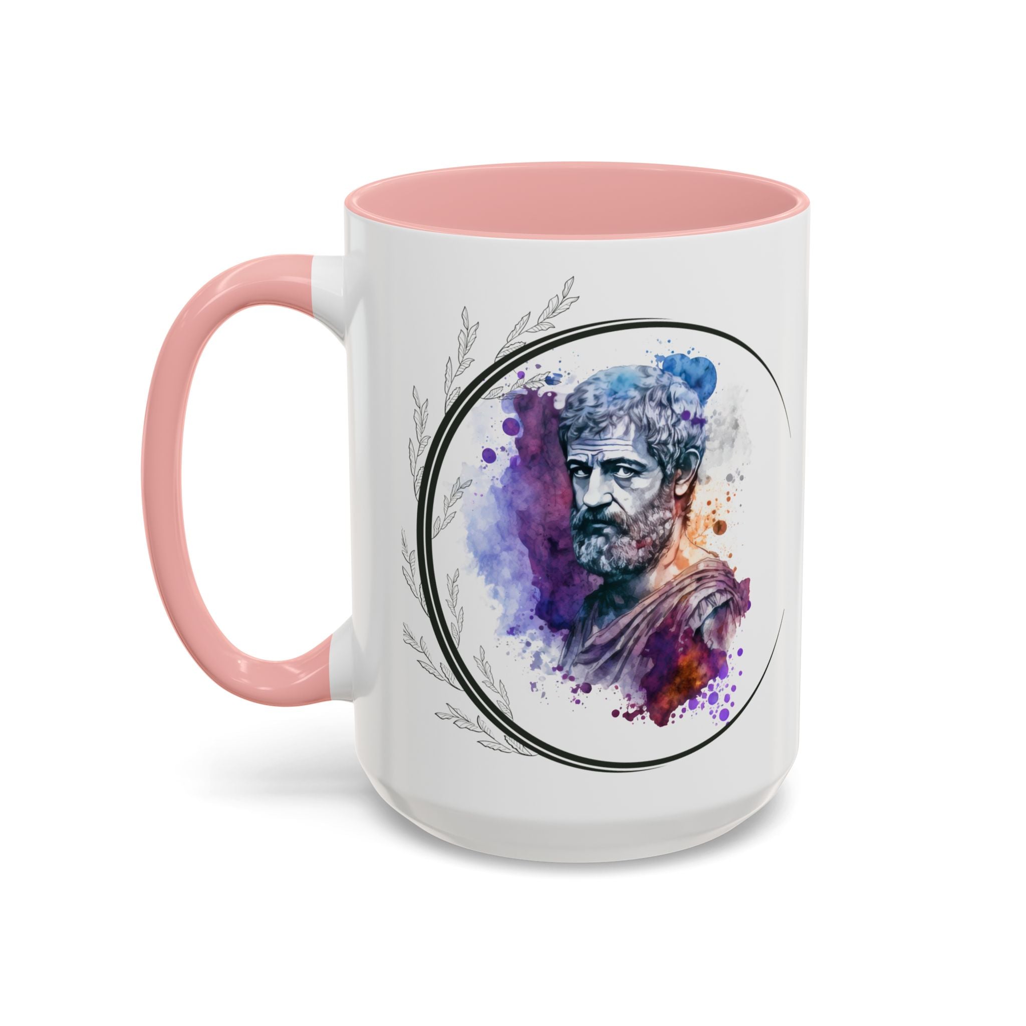 Aristotle What is a Friend Quote Mug | Motivational Philosophy Cup | 11oz, 15oz Accent Mugs for Thinkers & Positivity Lovers