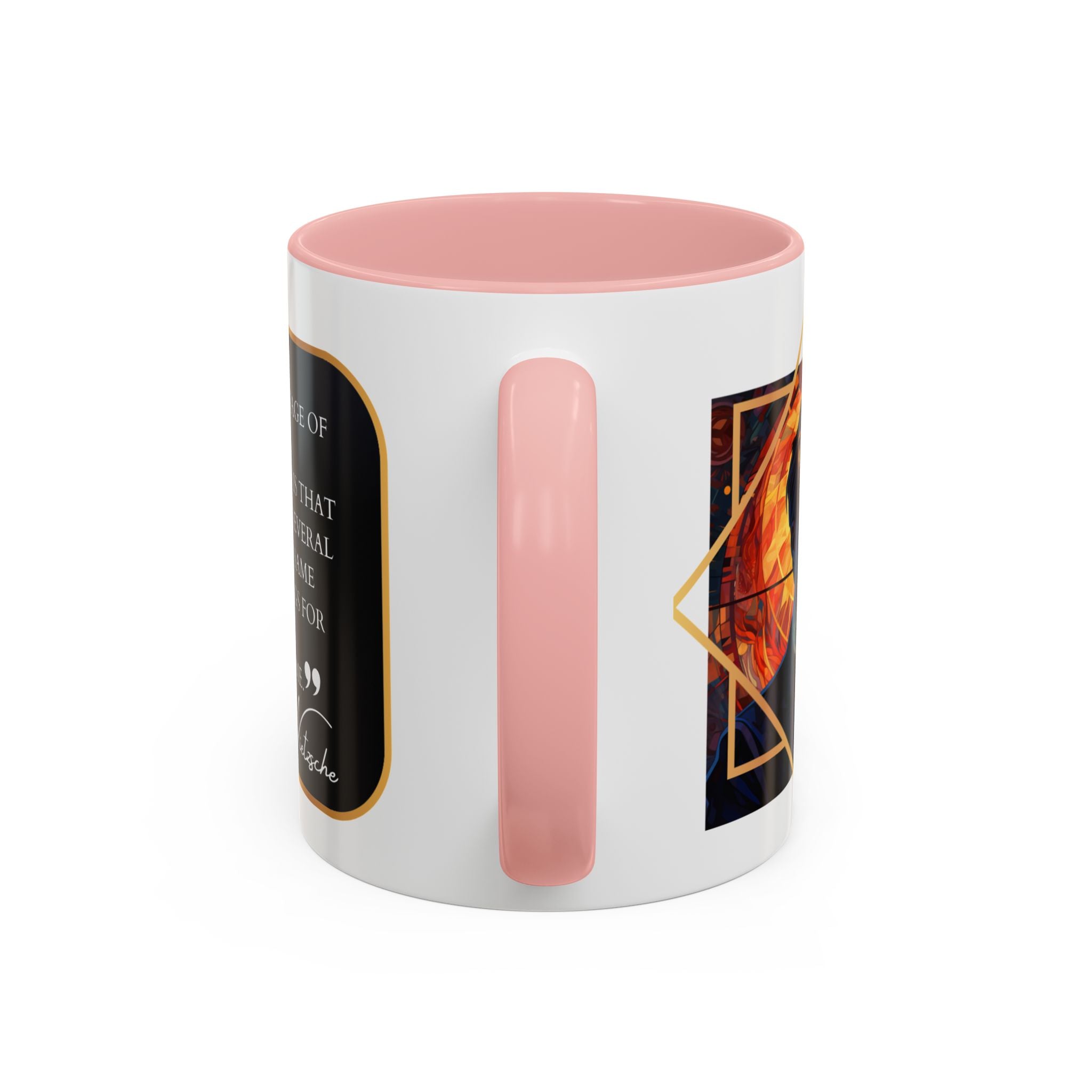 Nietzsche Bad Memory Advantage Quote Coffee Cup | 11oz, 15oz Accent Mugs for Philosophy Lovers & Thoughtful Gifts