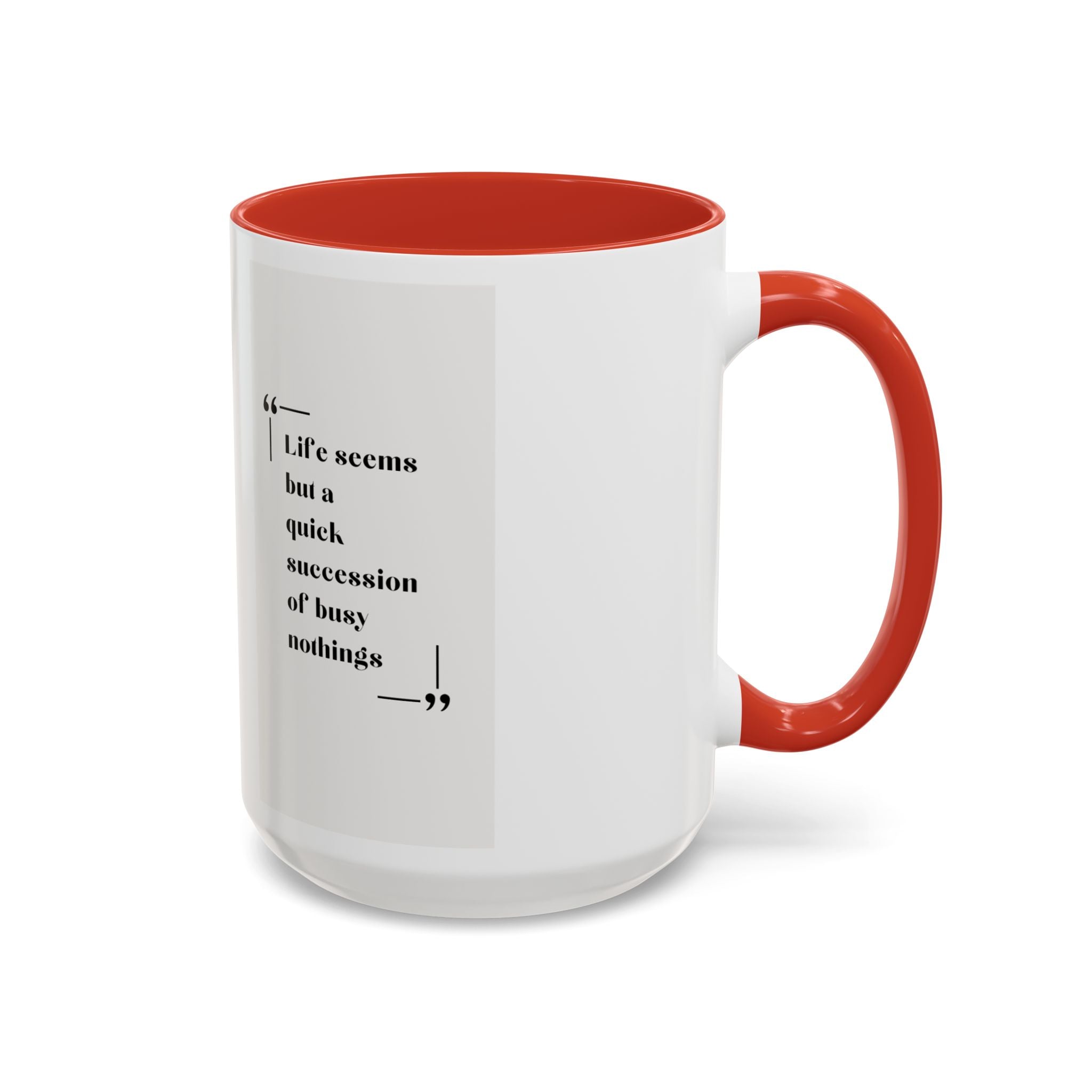 Jane Austen Busy Nothings Quote Coffee Mug | Thoughtful Accent Mug (11, 15oz) | Perfect Gift for Literary Fans