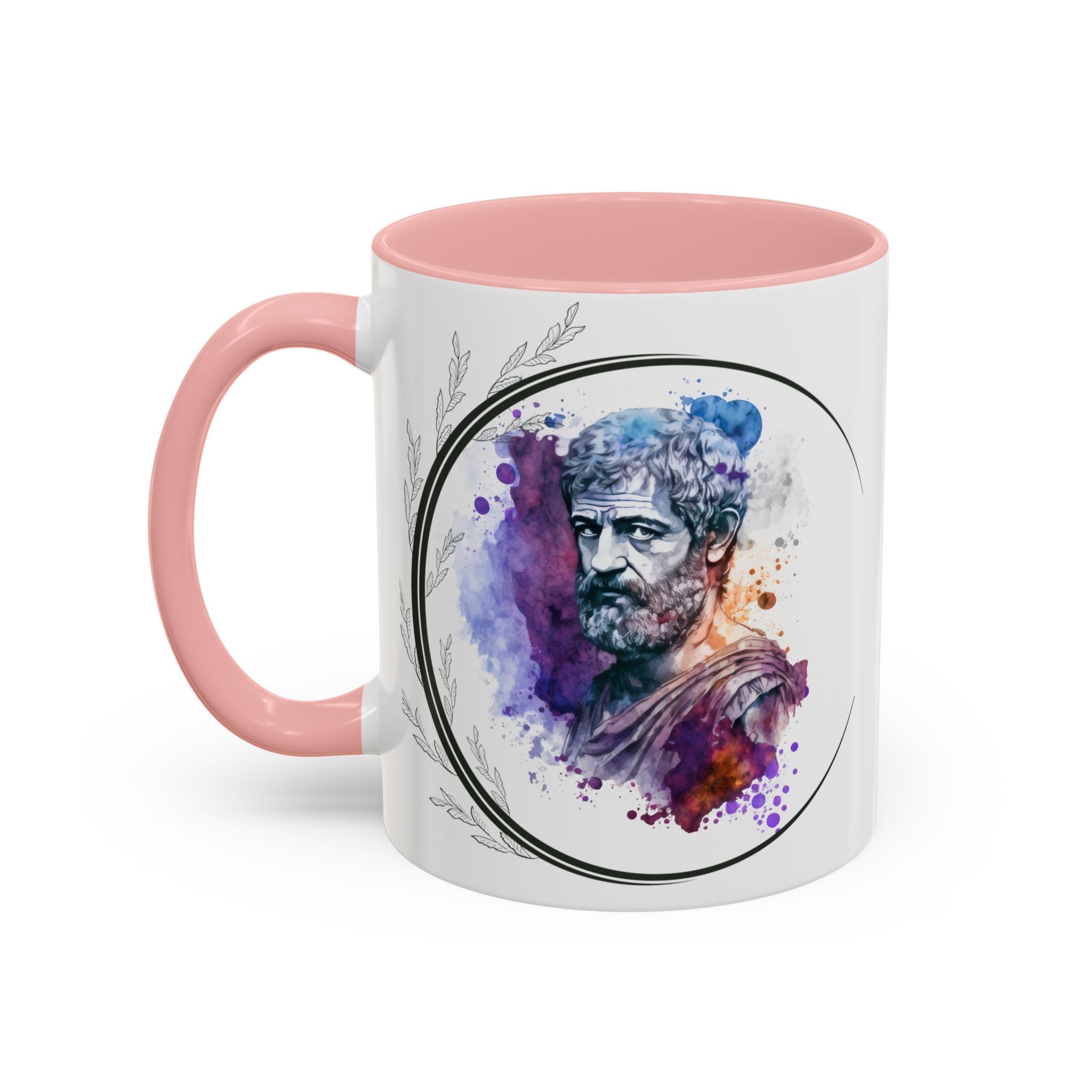 Aristotle What is a Friend Quote Mug | Motivational Philosophy Cup | 11oz, 15oz Accent Mugs for Thinkers & Positivity Lovers