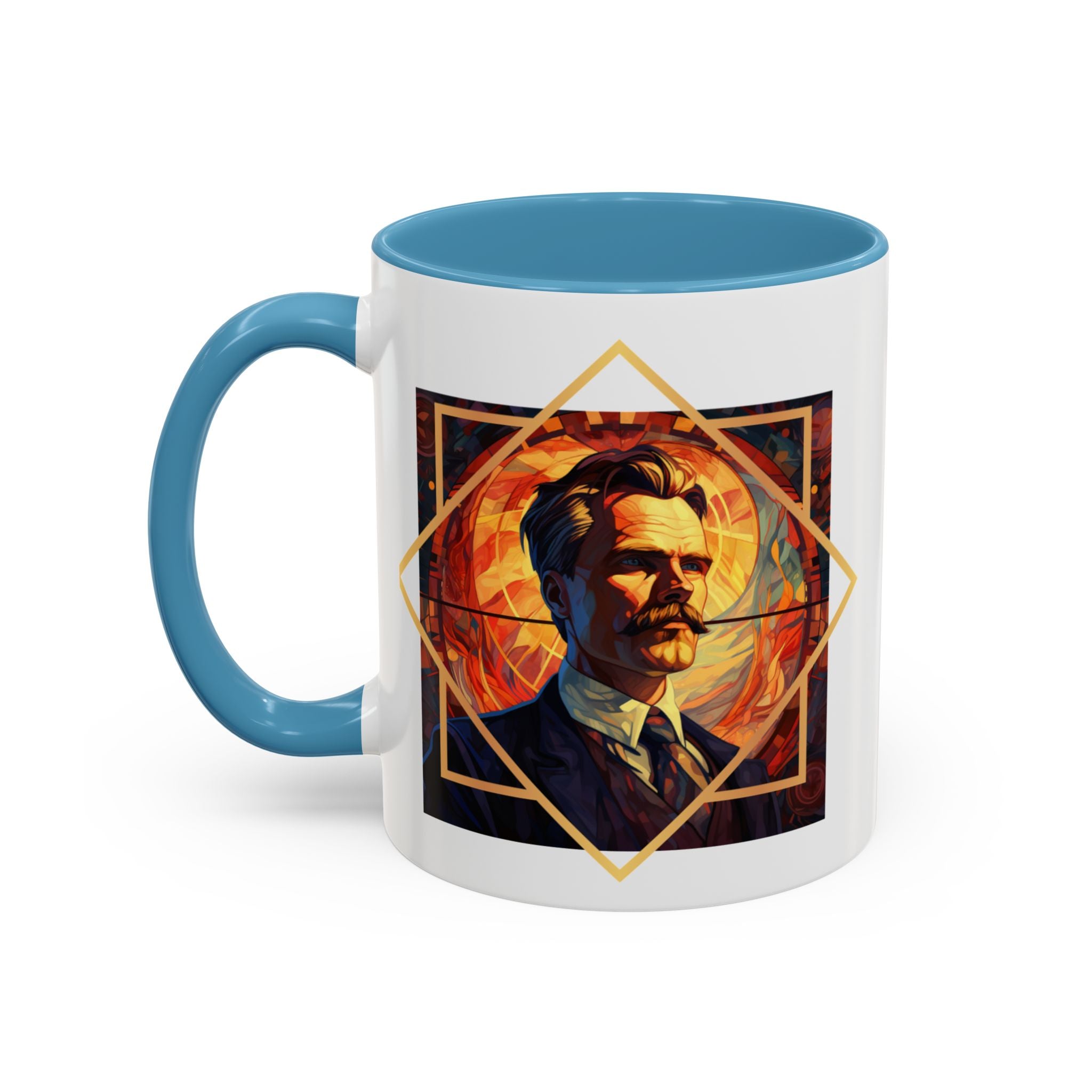 Nietzsche Bad Memory Advantage Quote Coffee Cup | 11oz, 15oz Accent Mugs for Philosophy Lovers & Thoughtful Gifts
