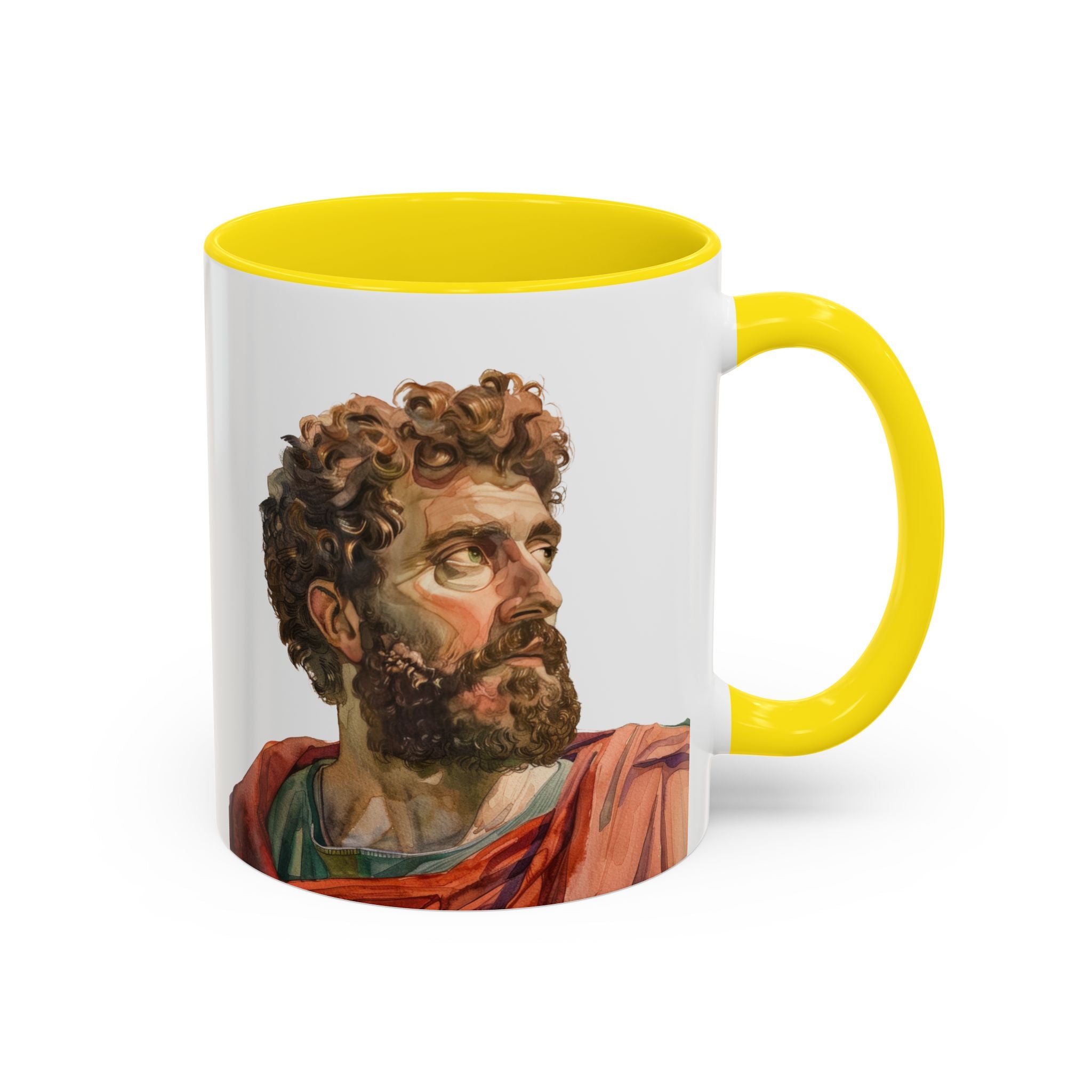 Marcus Aurelius Colour of a Soul Quote Mug | Philosophical Coffee Cup | 11oz, 15oz Accent Mugs for Thinkers| Stoics| Roman Empire