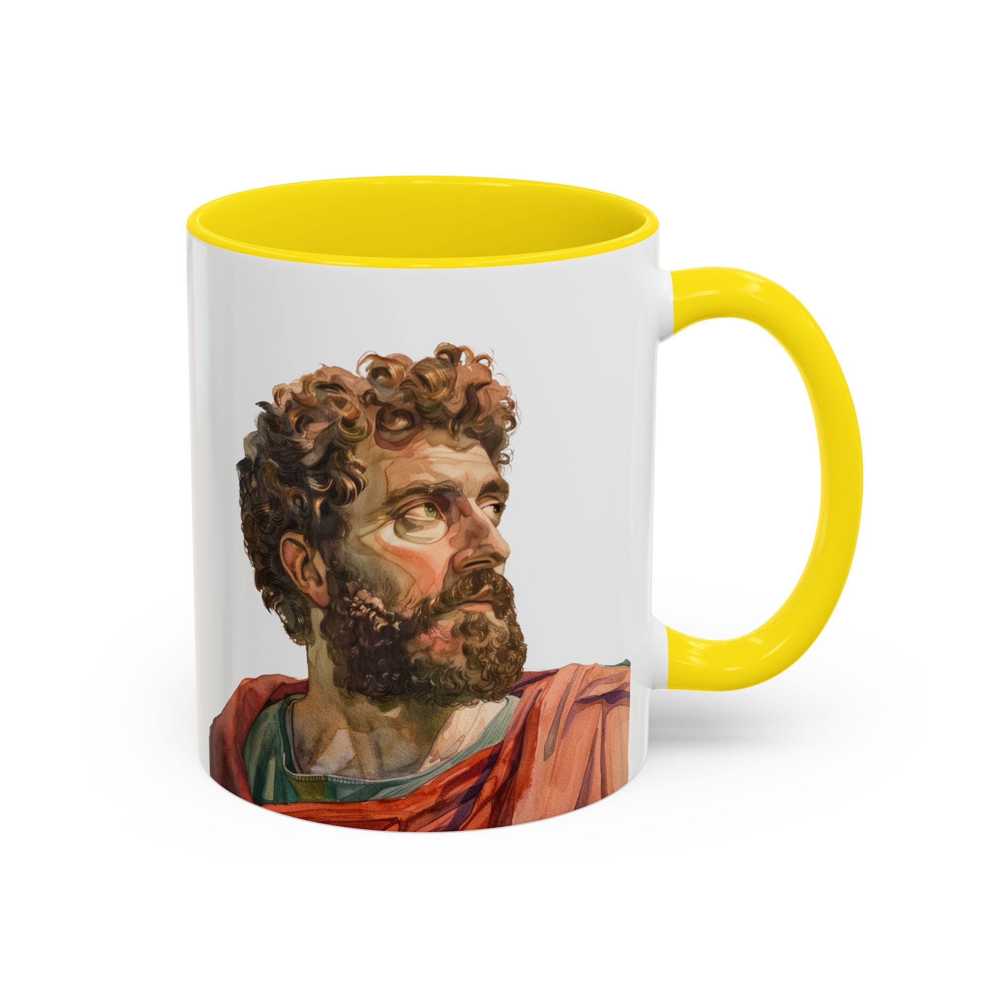 Marcus Aurelius death vs living Quote Mug | Philosophical Coffee Cup | 11oz, 15oz Accent Mugs for Thinkers| Stoics| Roman Empire