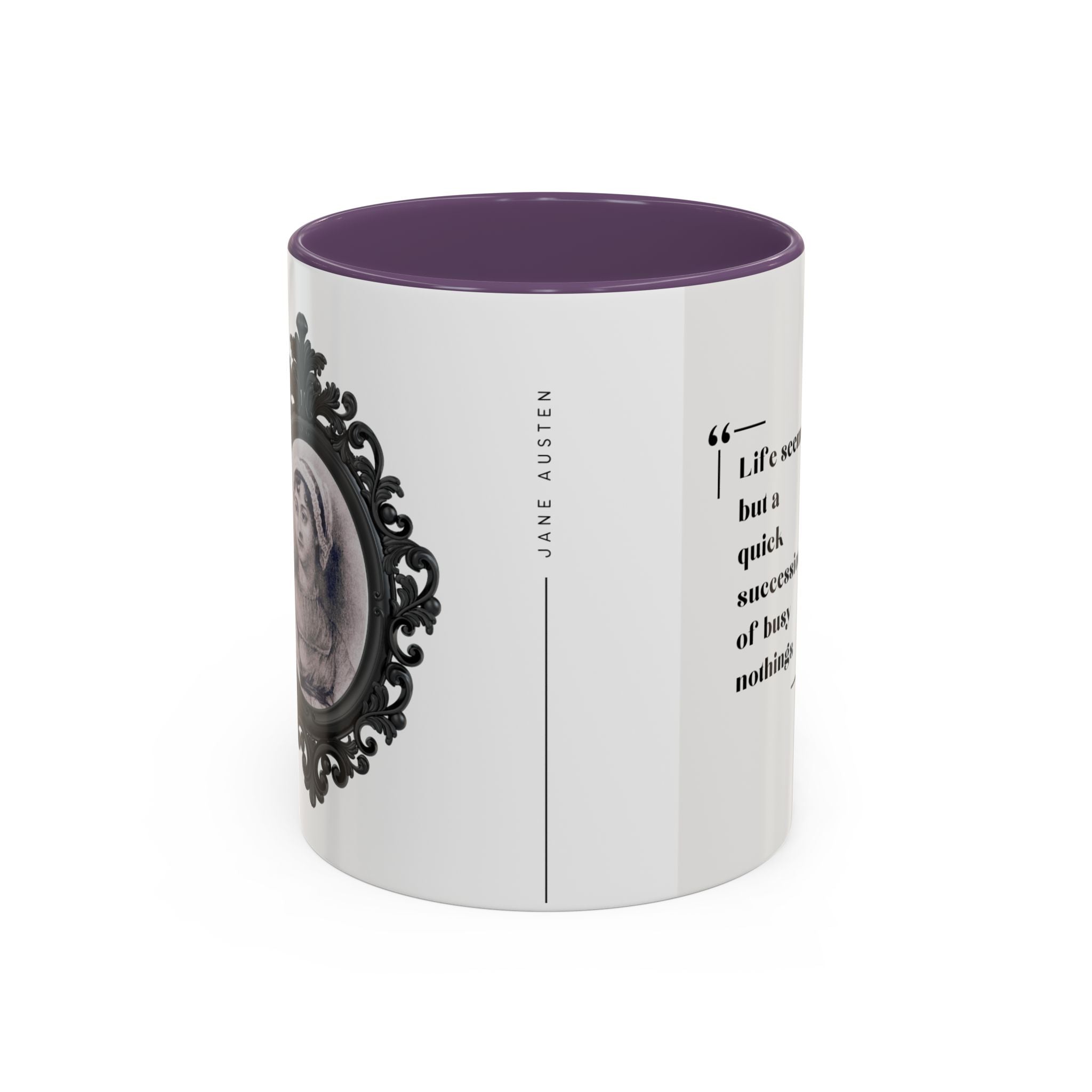 Jane Austen Busy Nothings Quote Coffee Mug | Thoughtful Accent Mug (11, 15oz) | Perfect Gift for Literary Fans