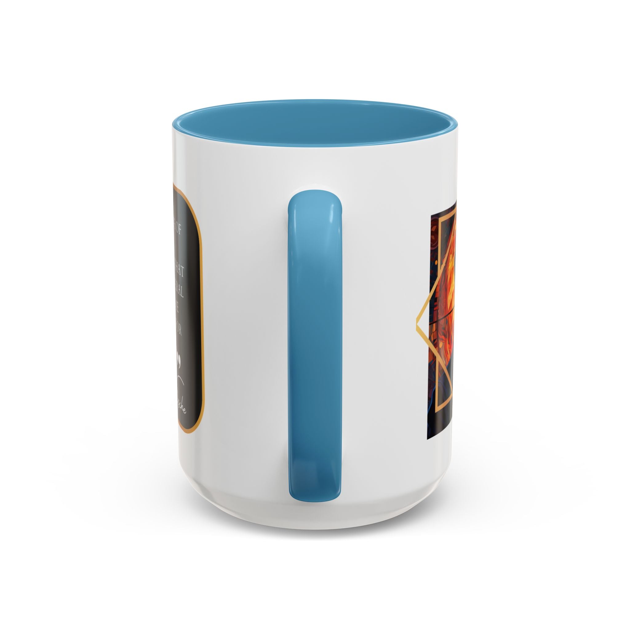 Nietzsche Bad Memory Advantage Quote Coffee Cup | 11oz, 15oz Accent Mugs for Philosophy Lovers & Thoughtful Gifts