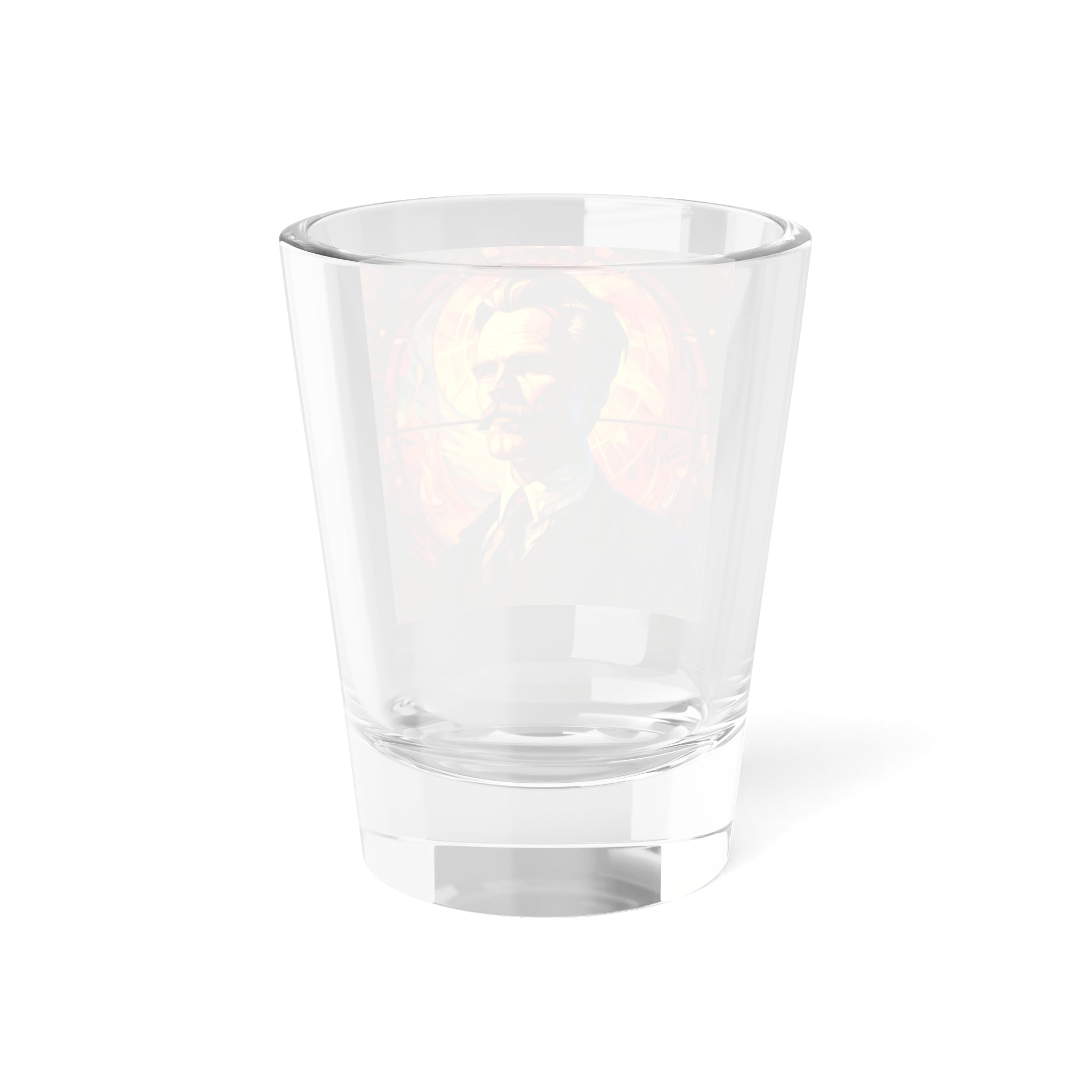 Friedrich Nietzsche Shot Glass, 1.5oz | Philosopher Shot Glass | Nihilism | German Philosophers