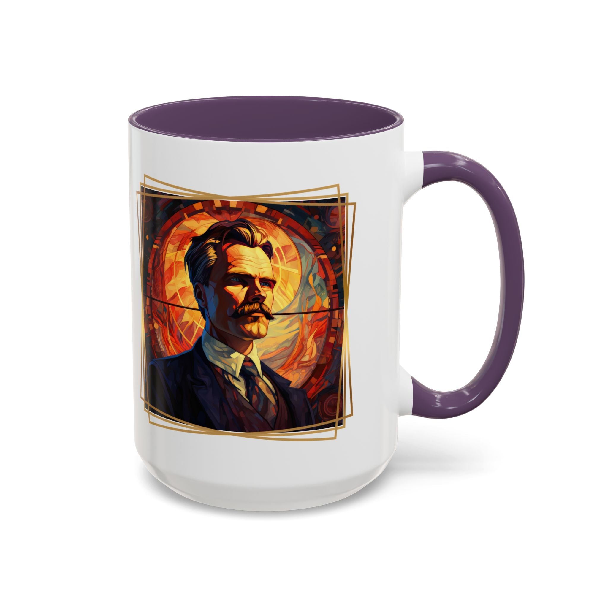 Nietzsche Friendship makes a Marriage Quote Coffee Cup | 11oz, 15oz Accent Mugs for Philosophy Lovers & Thoughtful Gifts
