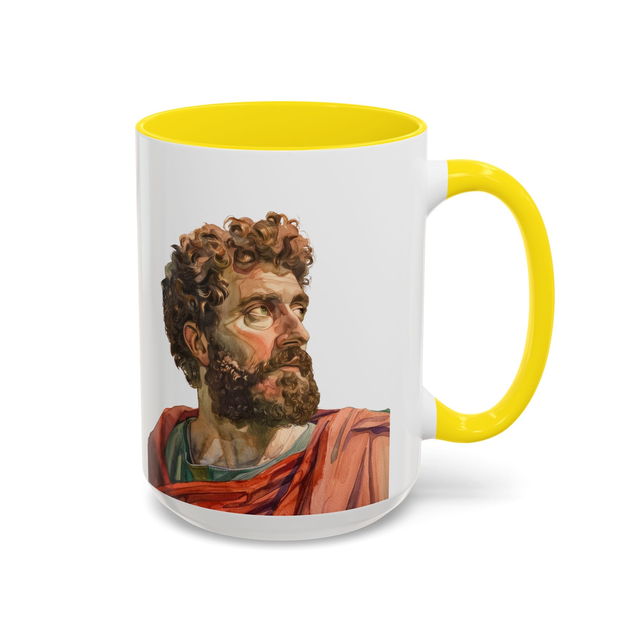 Marcus Aurelius Colour of a Soul Quote Mug | Philosophical Coffee Cup | 11oz, 15oz Accent Mugs for Thinkers| Stoics| Roman Empire