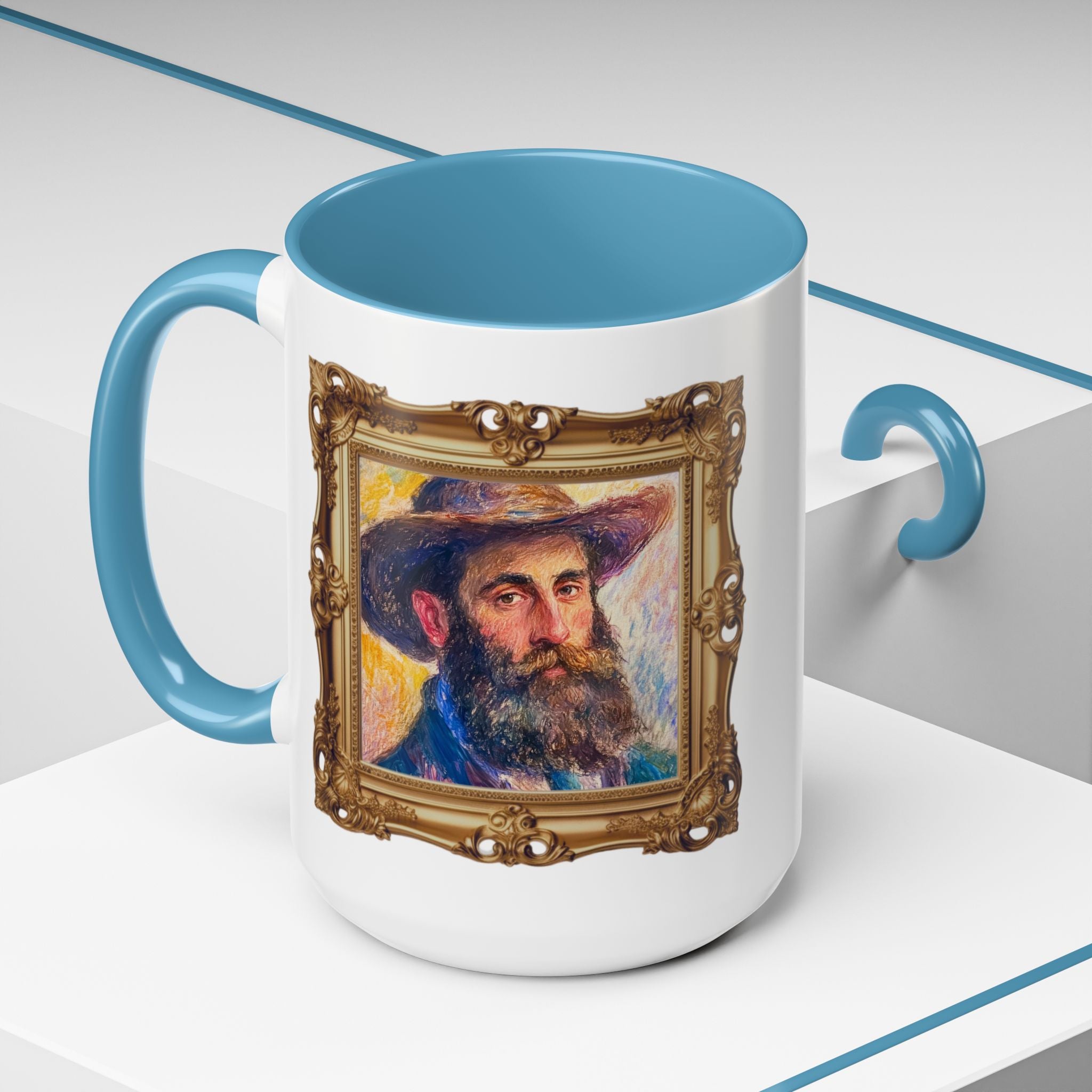 Claude Monet quote - Color is my daylong... - Accent Coffee Mug (11, 15oz) | Impressionist Artist and Artwork
