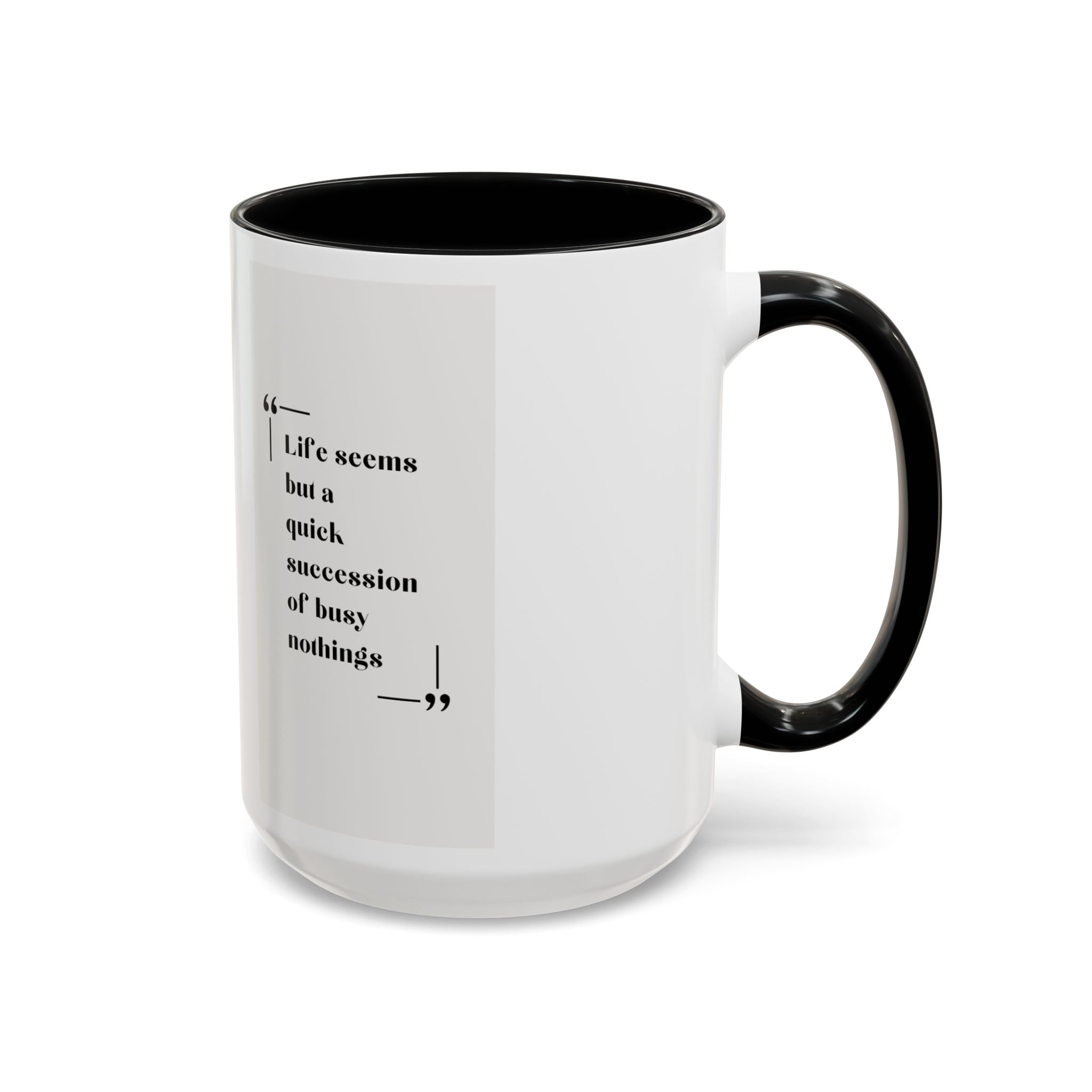 Jane Austen Busy Nothings Quote Coffee Mug | Thoughtful Accent Mug (11, 15oz) | Perfect Gift for Literary Fans
