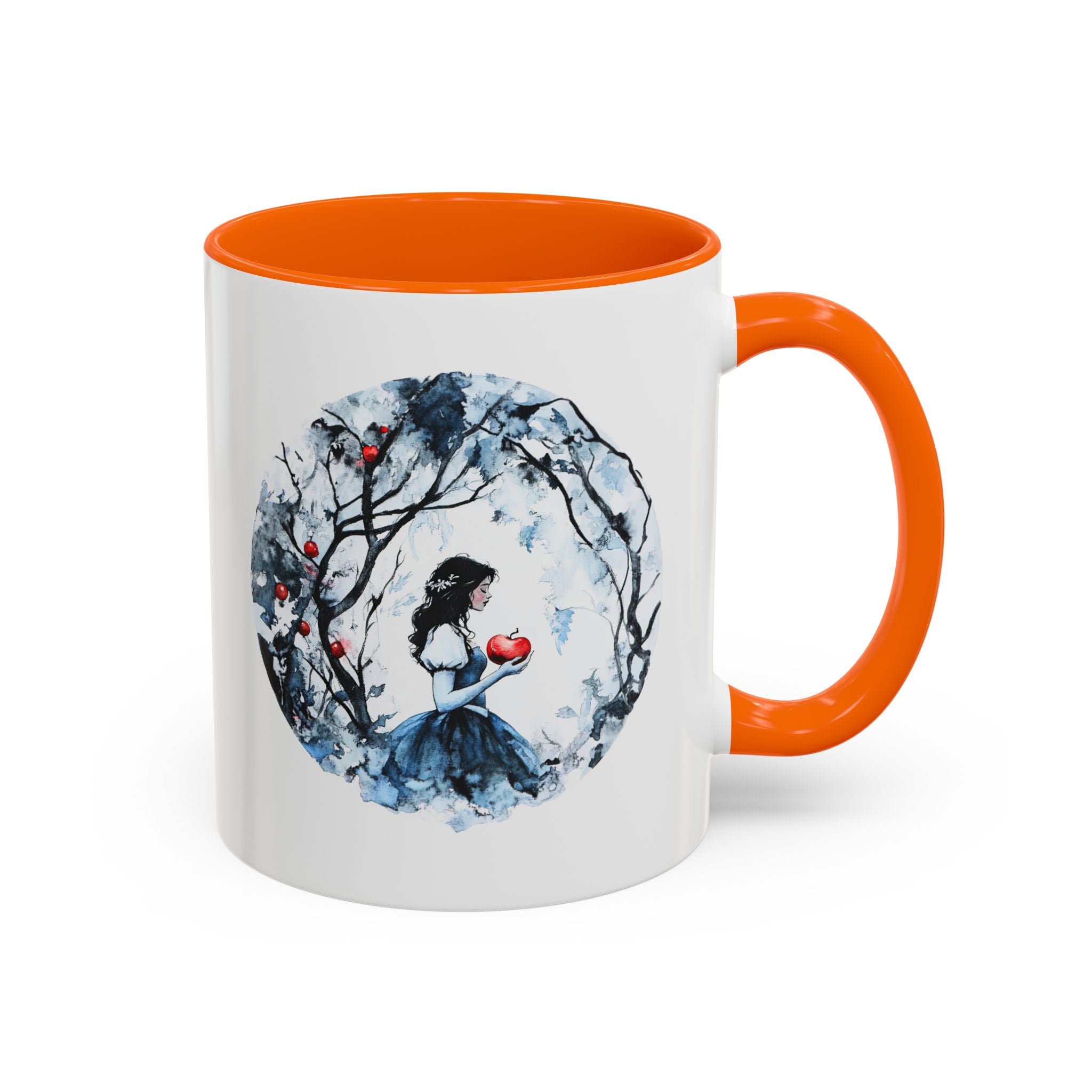 Brother's Grimm Snow White quote  with picture Accent Coffee Mug (11, 15oz) | Fairytale lover's mug