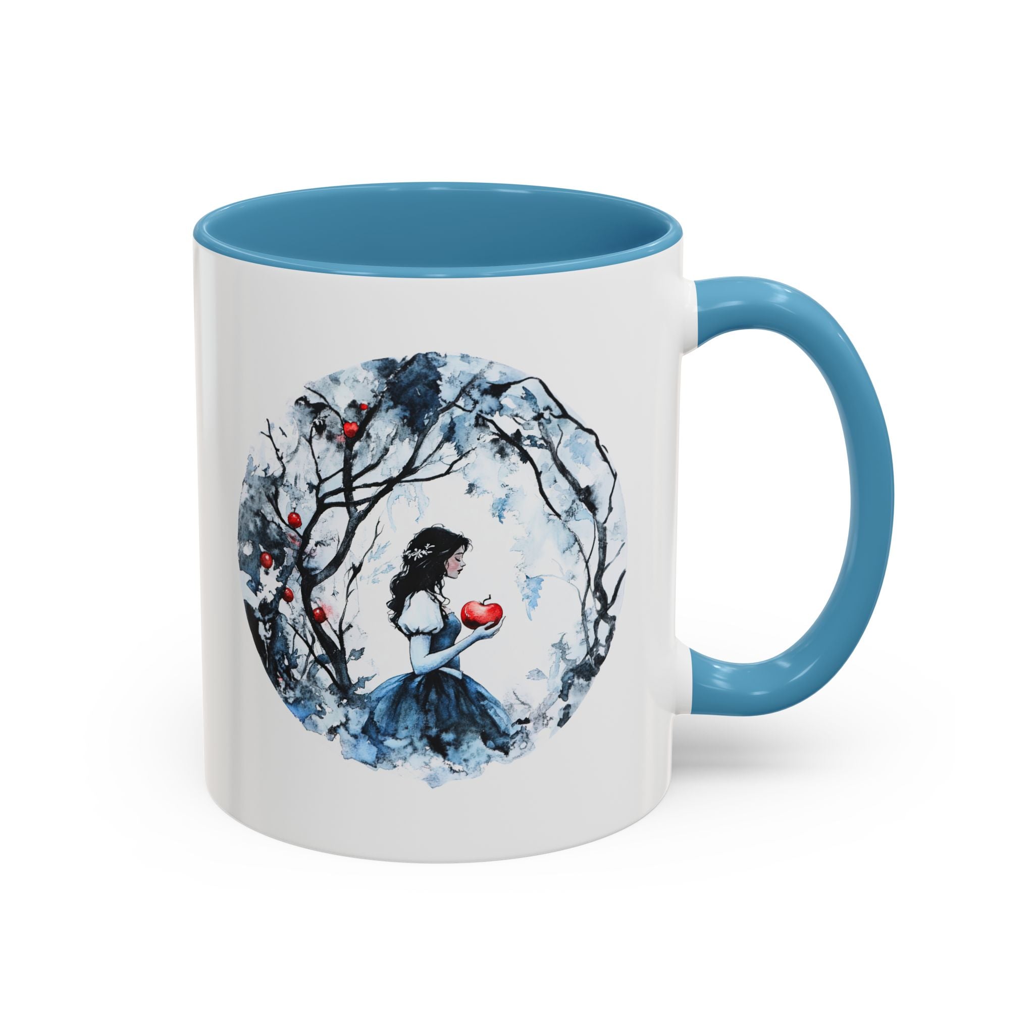 Brother's Grimm Snow White quote  with picture Accent Coffee Mug (11, 15oz) | Fairytale lover's mug