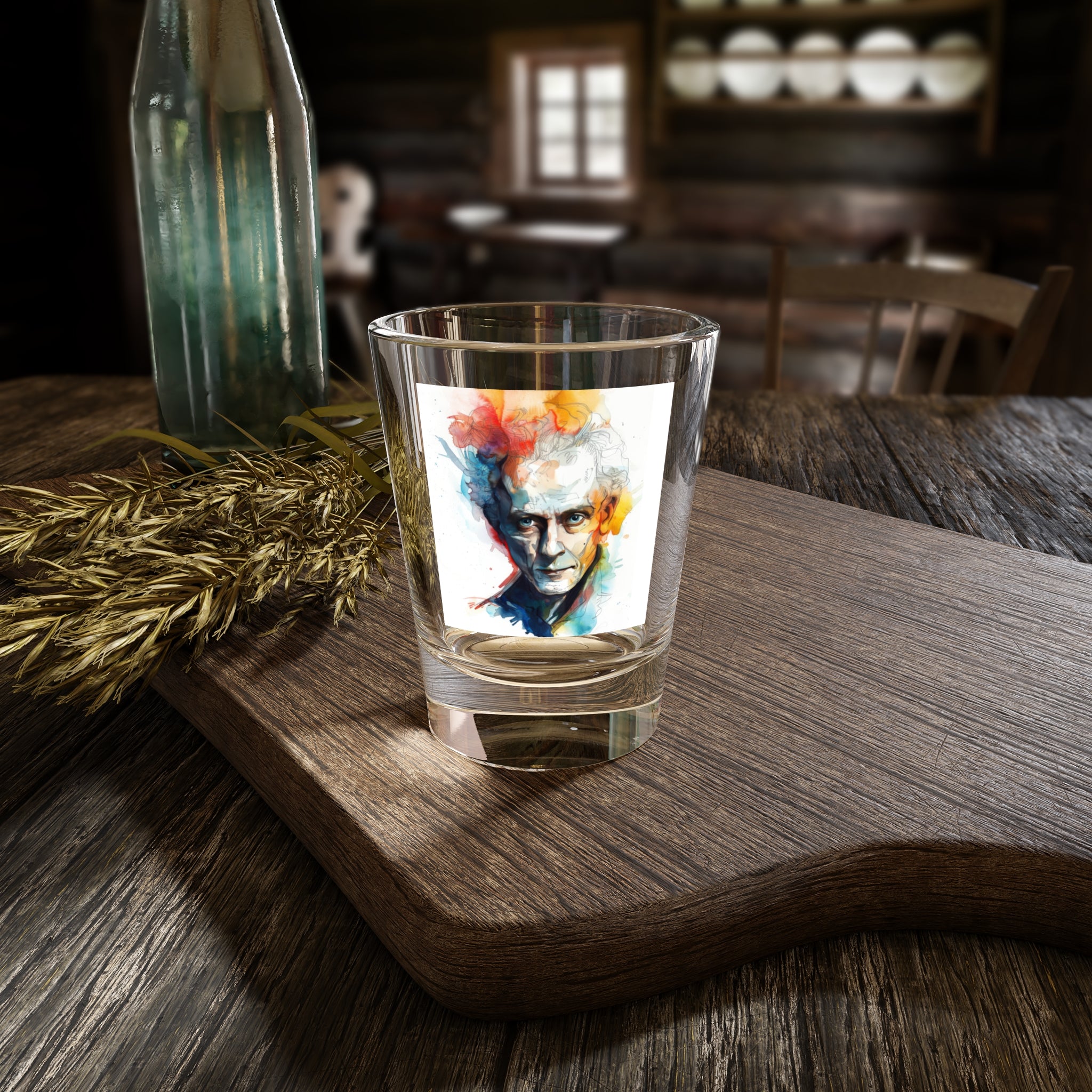 Immanuel Kant - Shot Glass, 1.5oz | Philosopher Shot Glass | Enlightenment transcendental idealism | German Philosophers - Beta Product