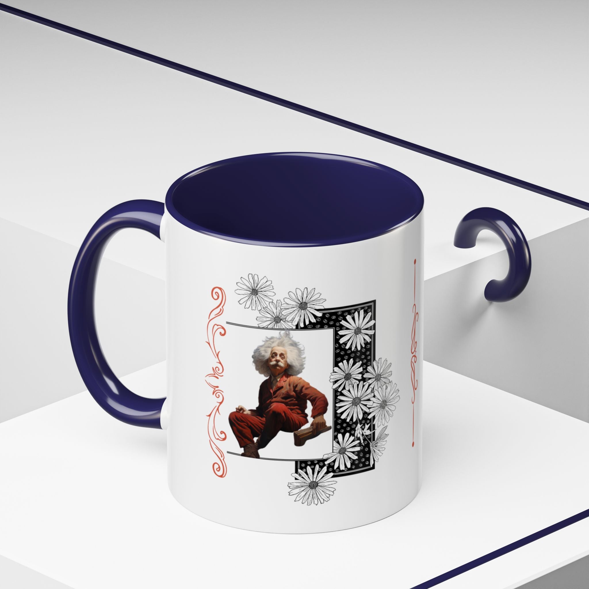 Albert Einstein Quote - Two things are infinite...  Coffee Mug (11, 15oz)