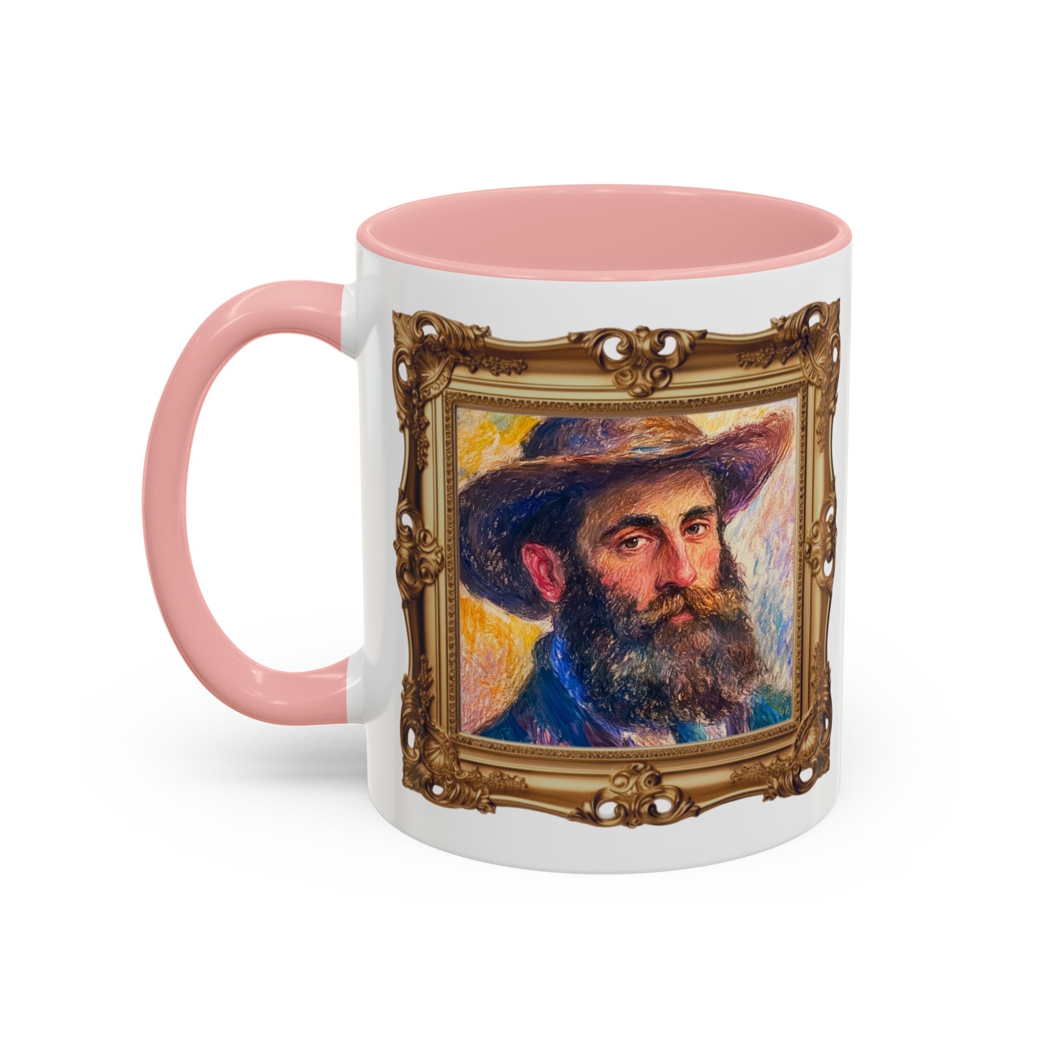 Claude Monet quote - Color is my daylong... - Accent Coffee Mug (11, 15oz) | Impressionist Artist and Artwork